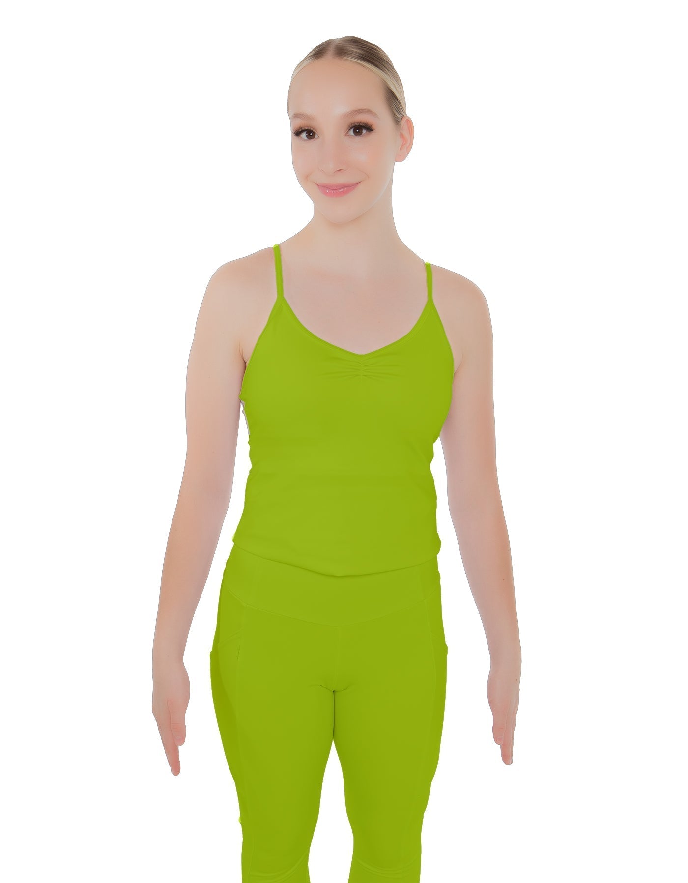 Solid Lycra Racer Strap Cami