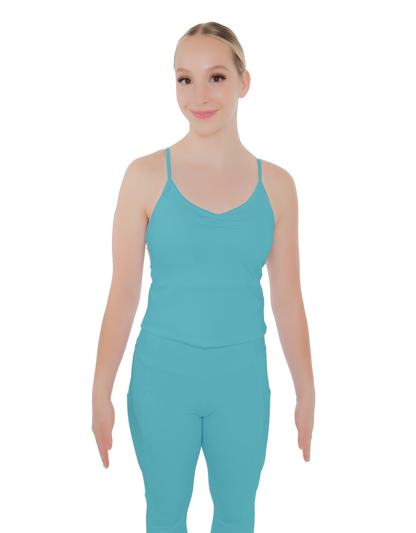 Solid Lycra Racer Strap Cami