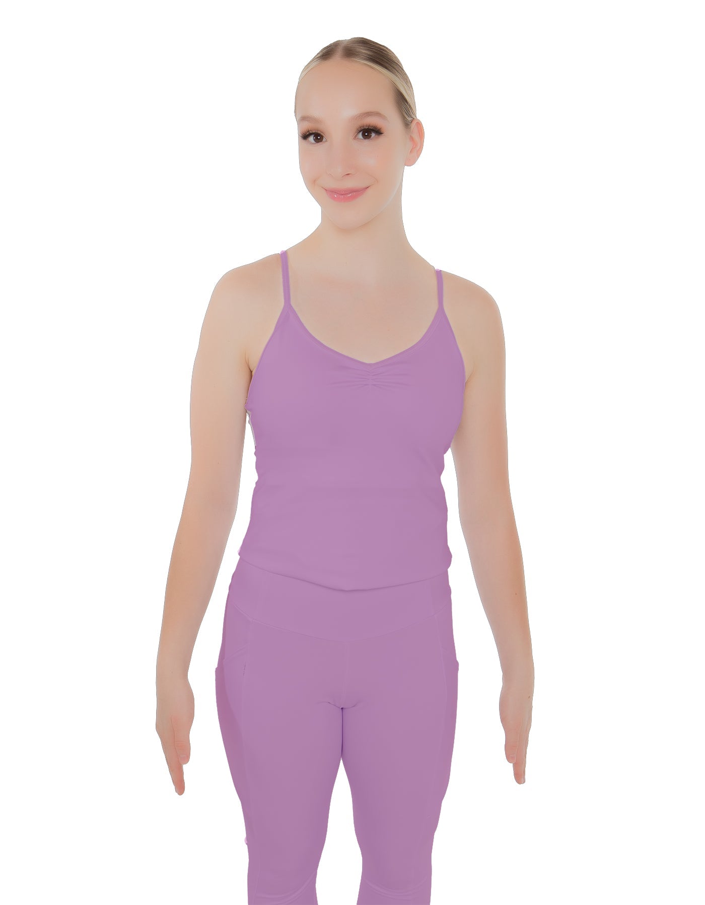 Solid Lycra Racer Strap Cami