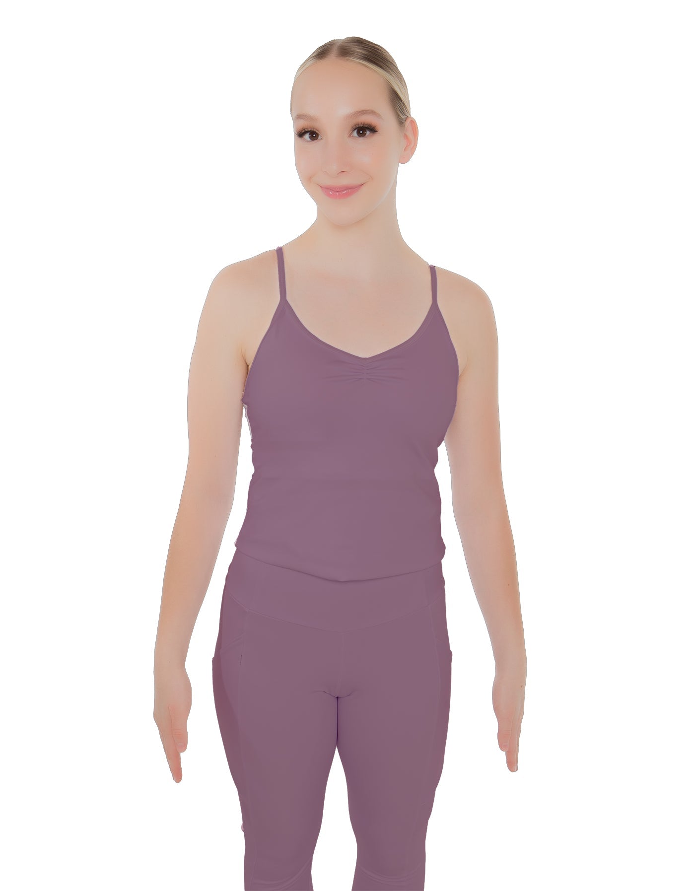 Solid Lycra Racer Strap Cami