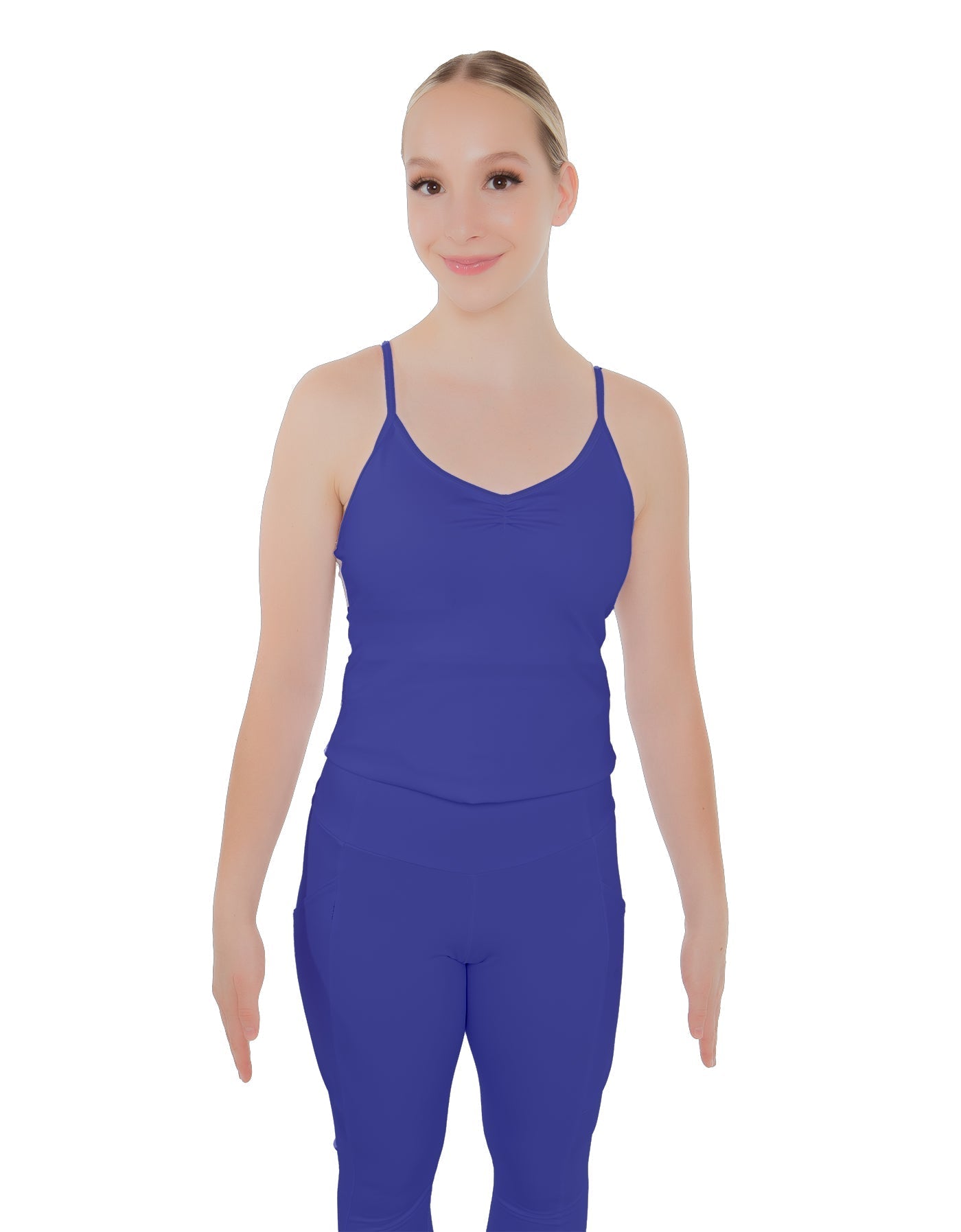Solid Lycra Racer Strap Cami