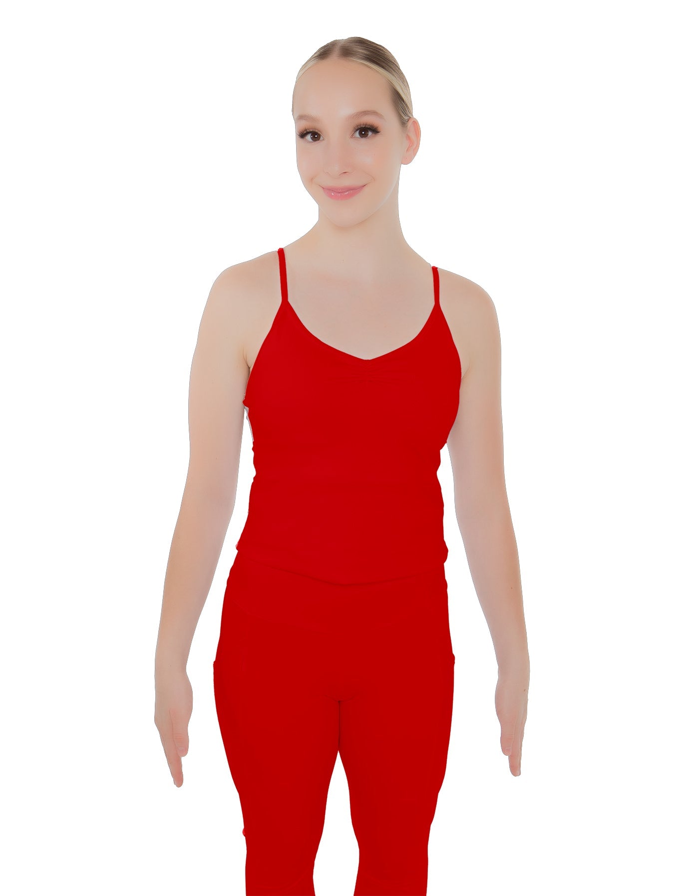 Solid Lycra Racer Strap Cami