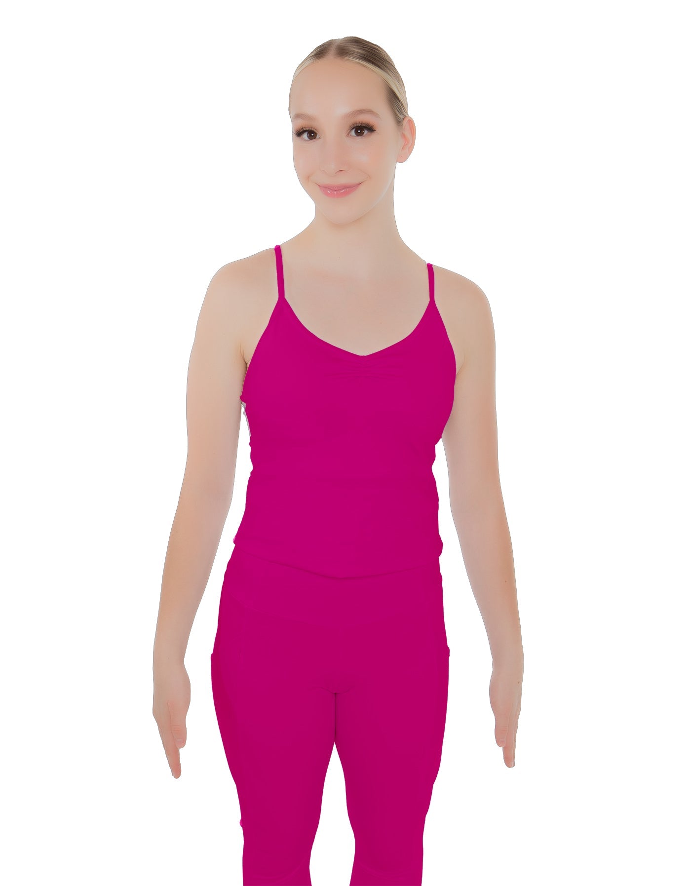 Solid Lycra Racer Strap Cami