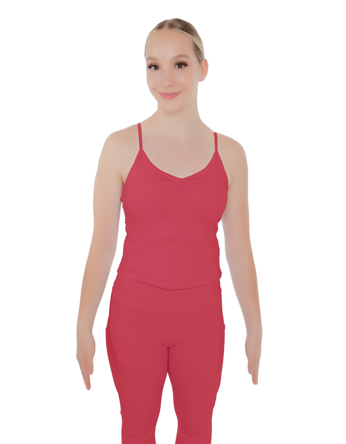 Solid Lycra Racer Strap Cami