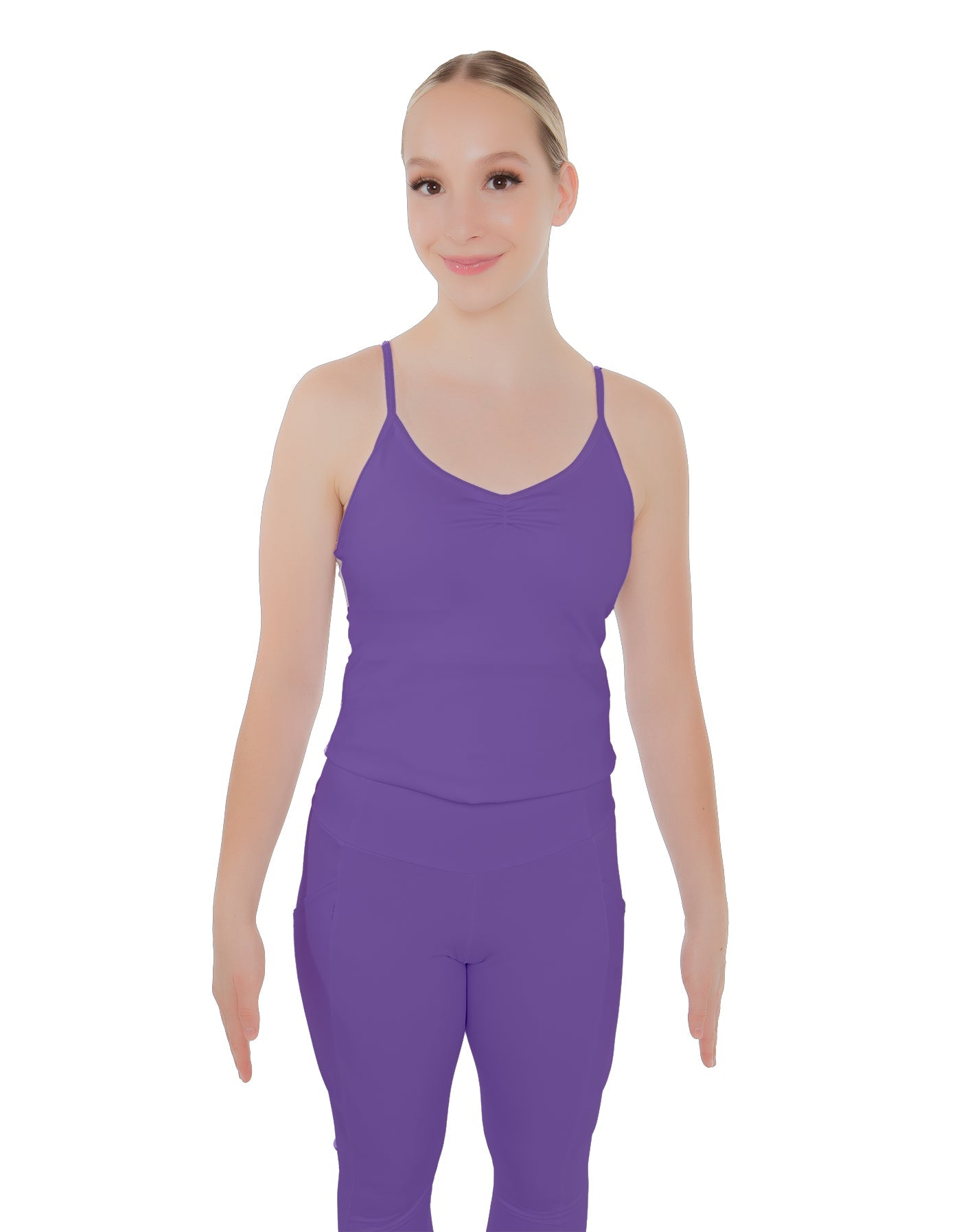 Solid Lycra Racer Strap Cami