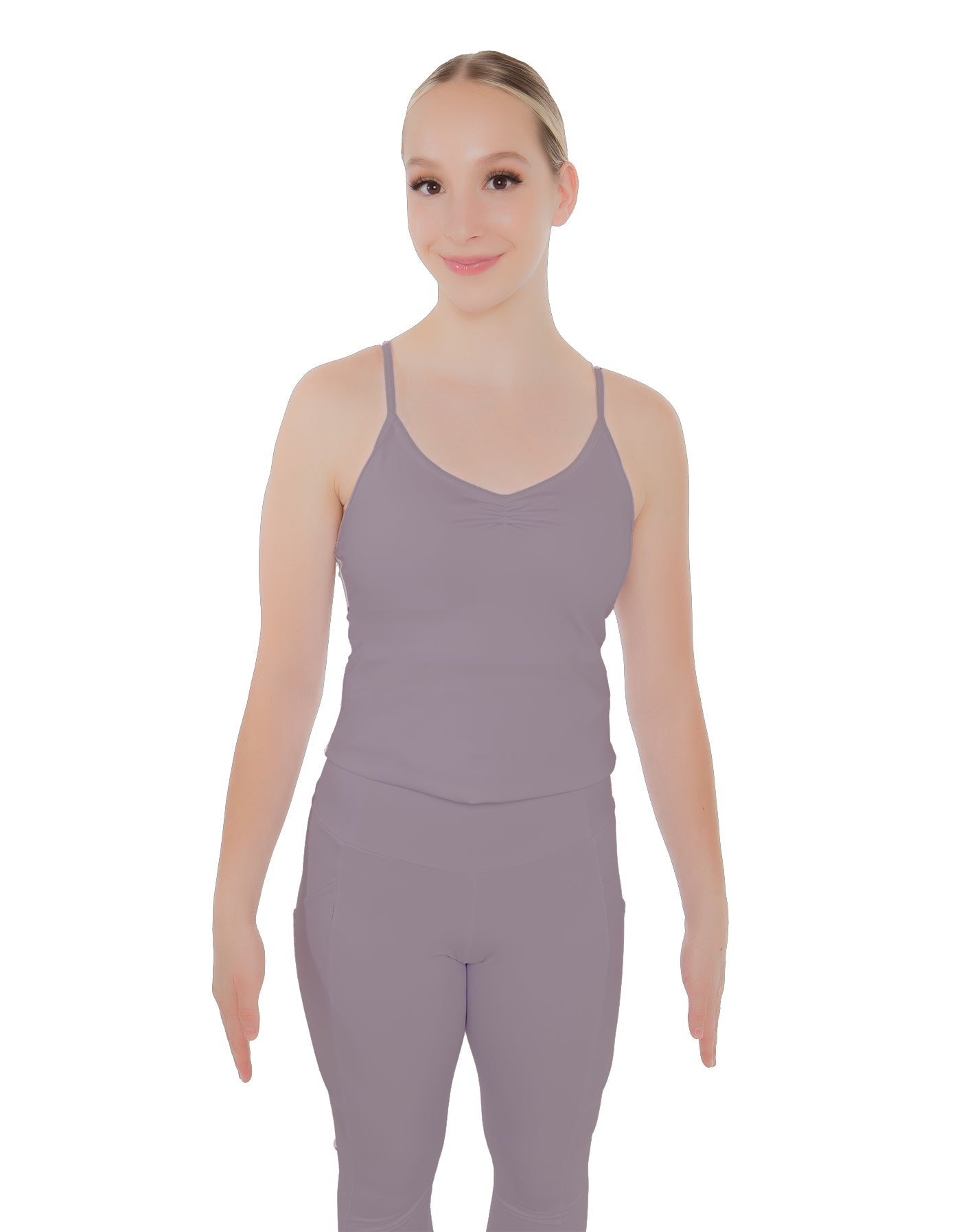 Solid Lycra Racer Strap Cami