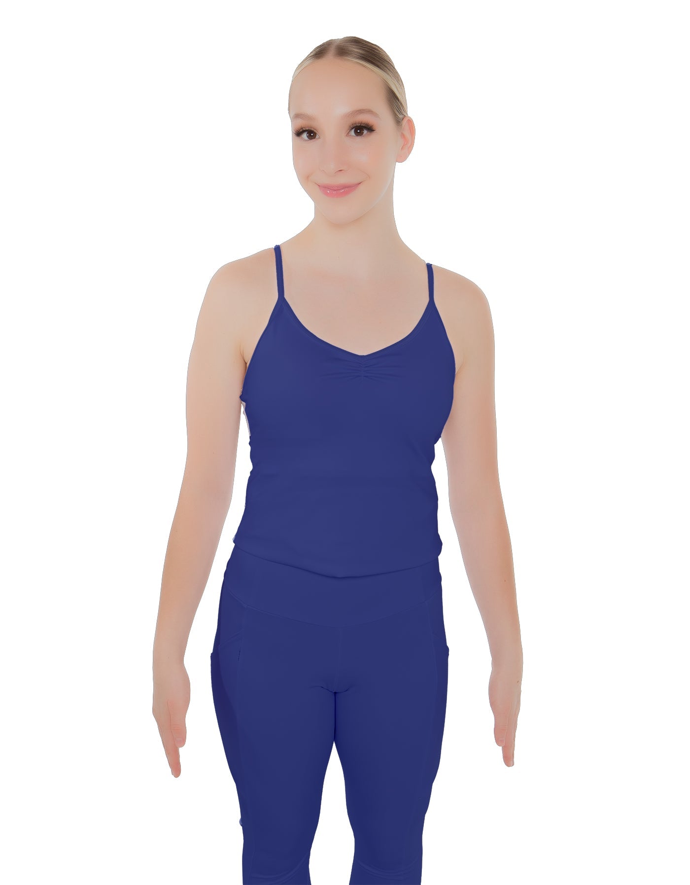 Solid Lycra Racer Strap Cami