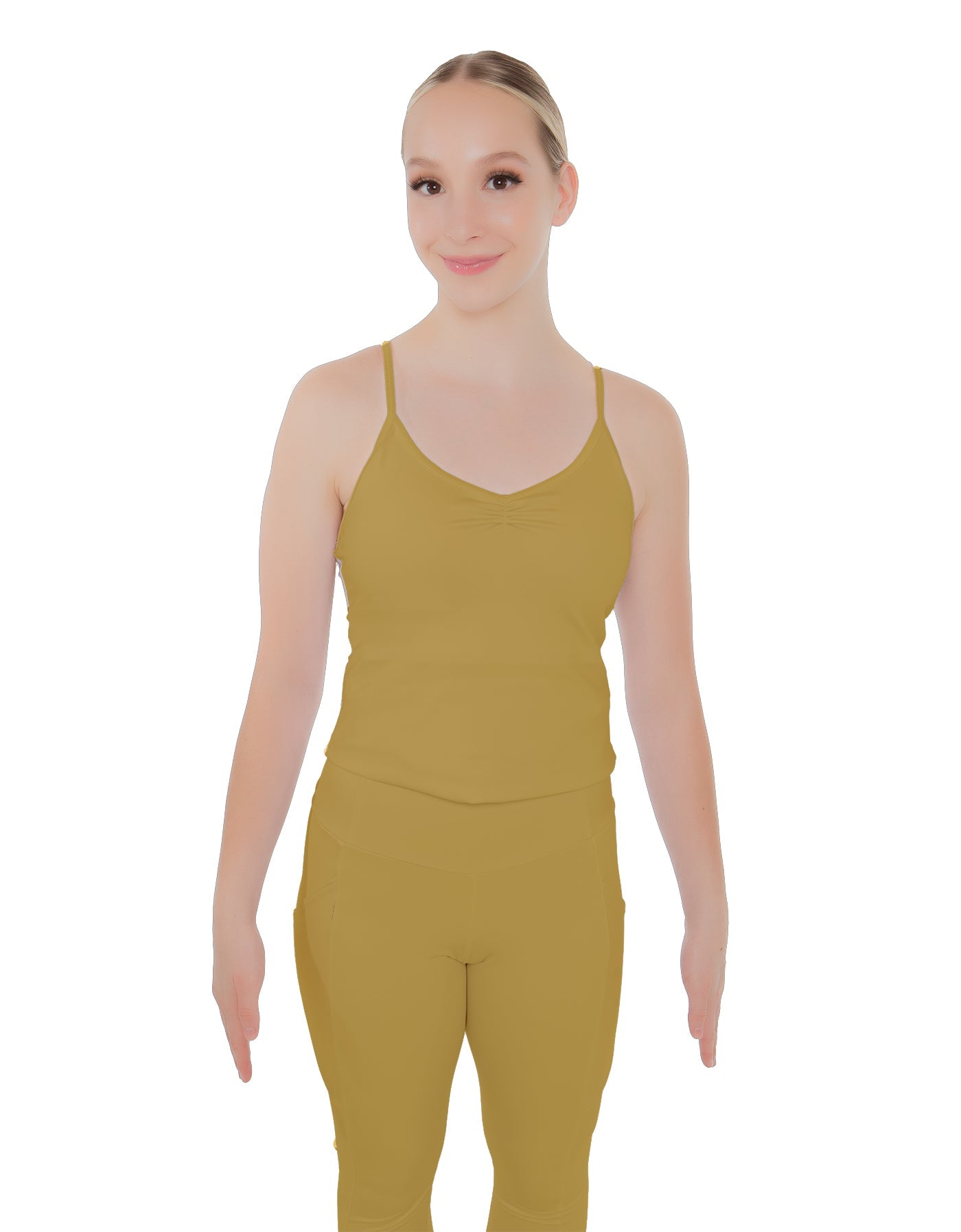 Solid Lycra Racer Strap Cami