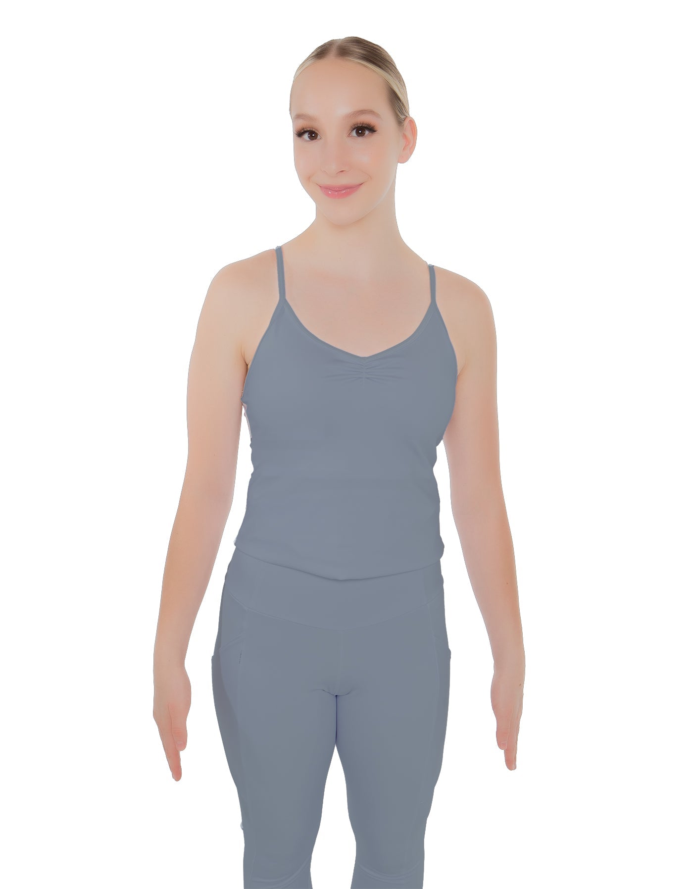 Solid Lycra Racer Strap Cami
