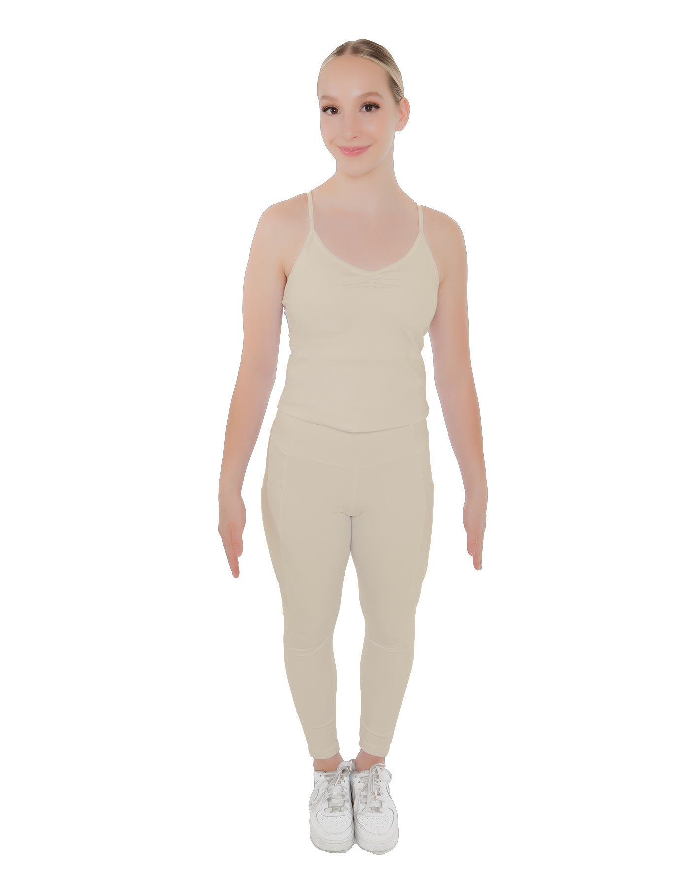 Solid Lycra Pocket Yoga Legging