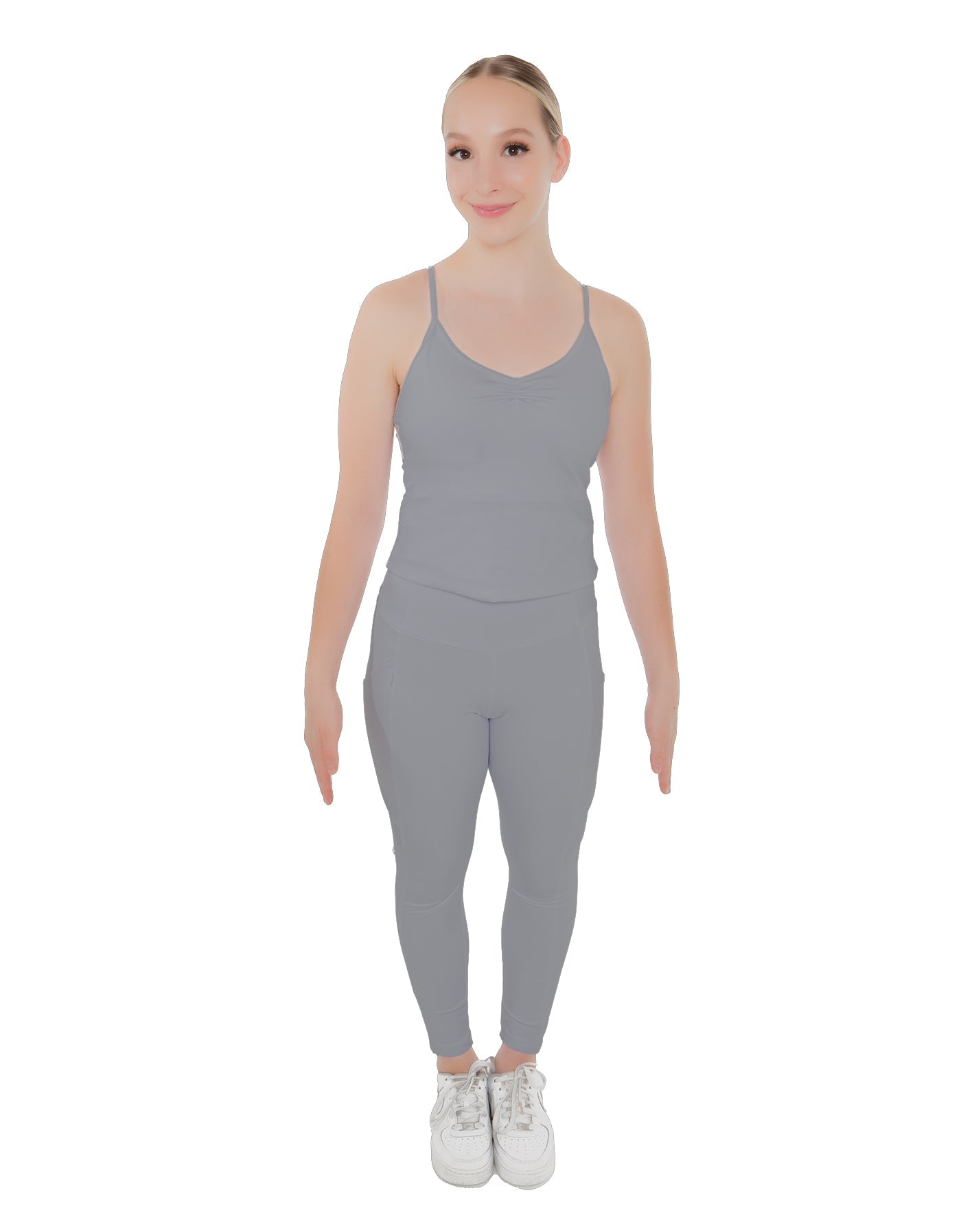 Solid Lycra Pocket Yoga Legging