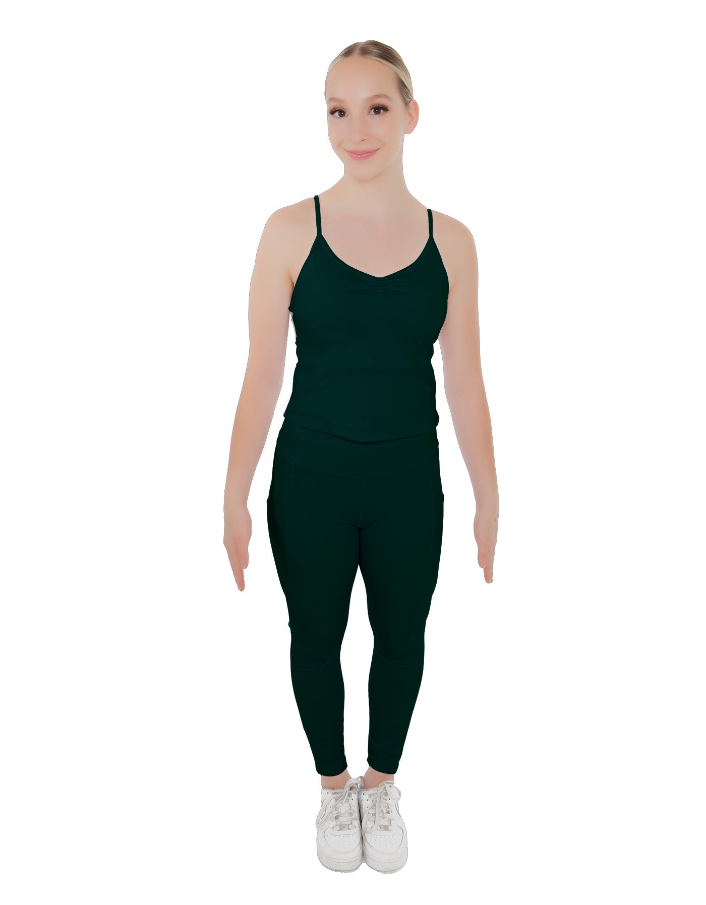 Solid Lycra Pocket Yoga Legging