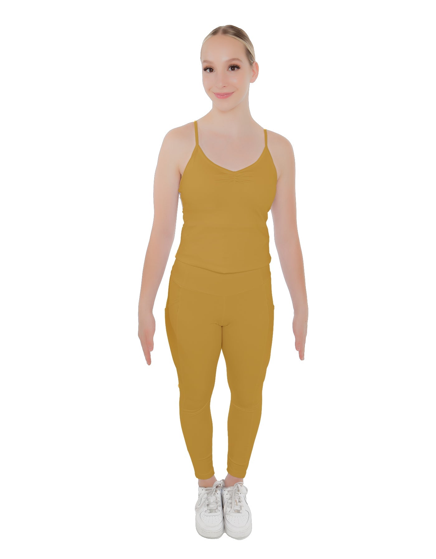 Solid Lycra Pocket Yoga Legging