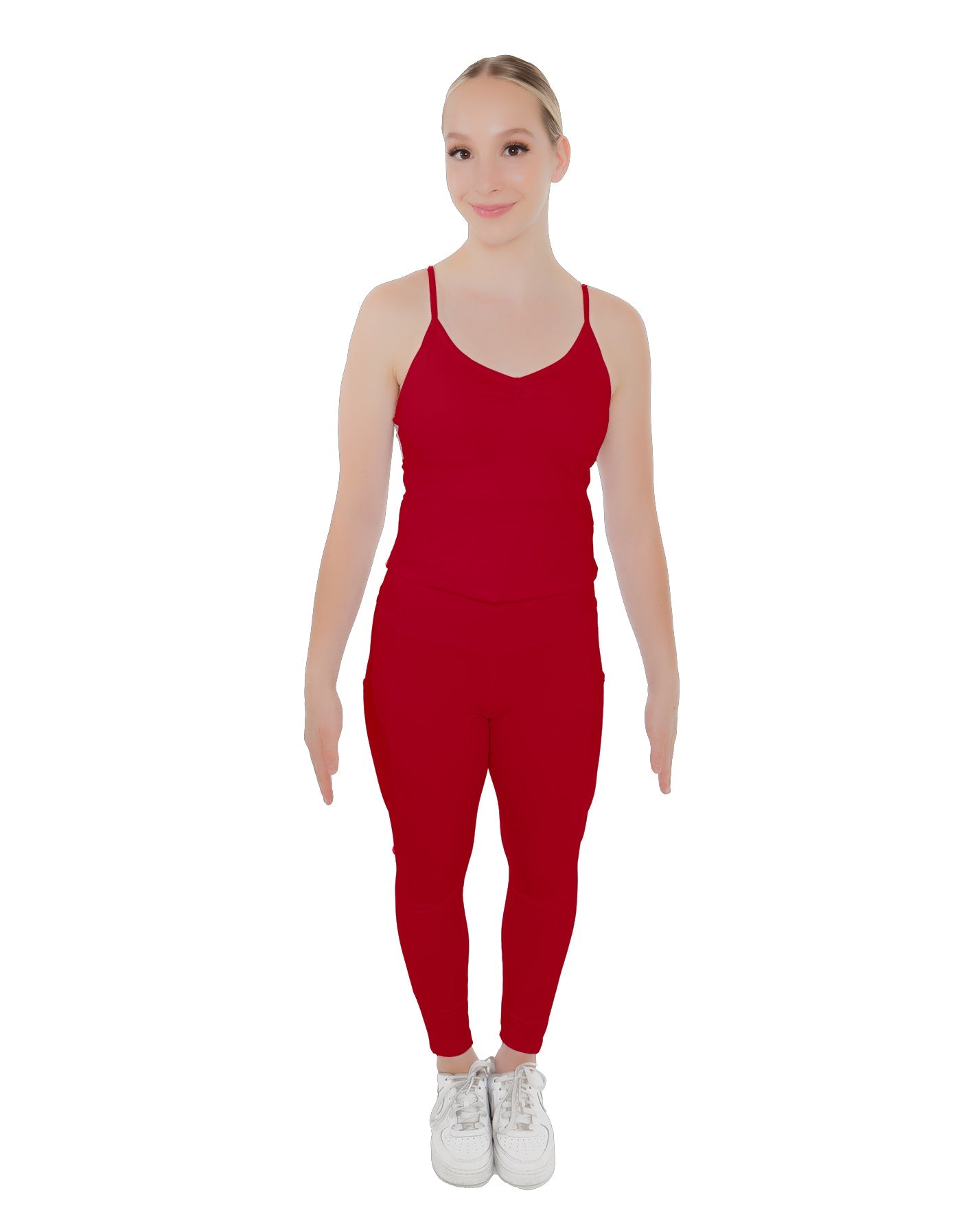 Solid Lycra Pocket Yoga Legging