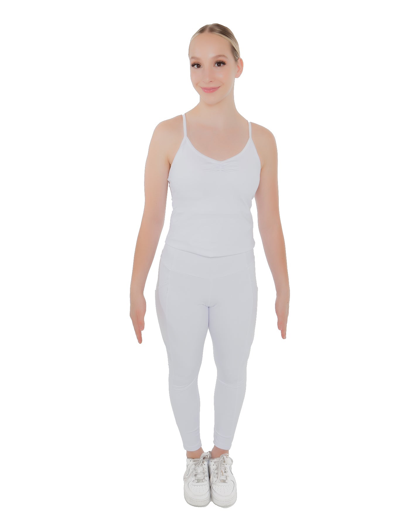 Solid Lycra Pocket Yoga Legging