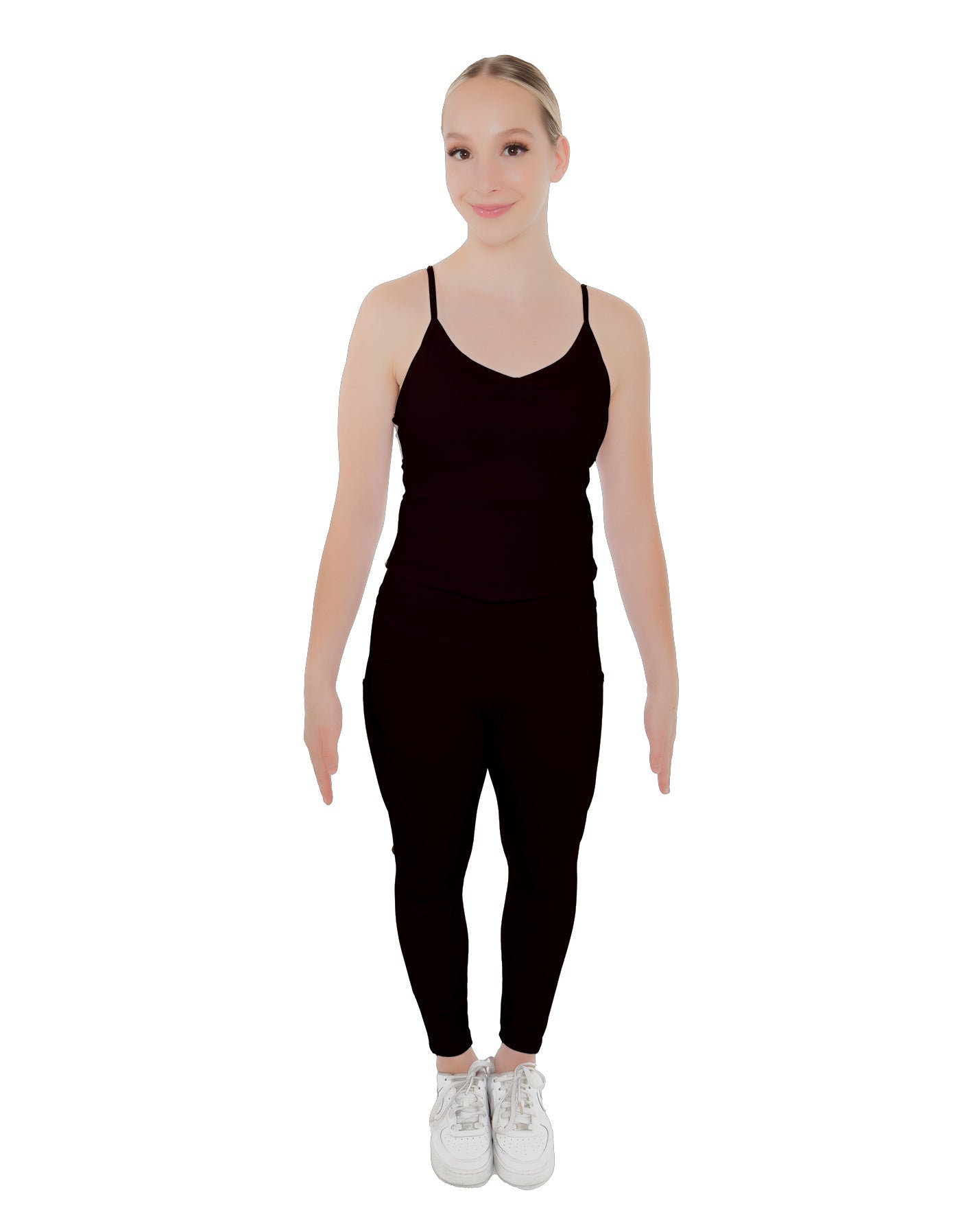 Solid Lycra Pocket Yoga Legging