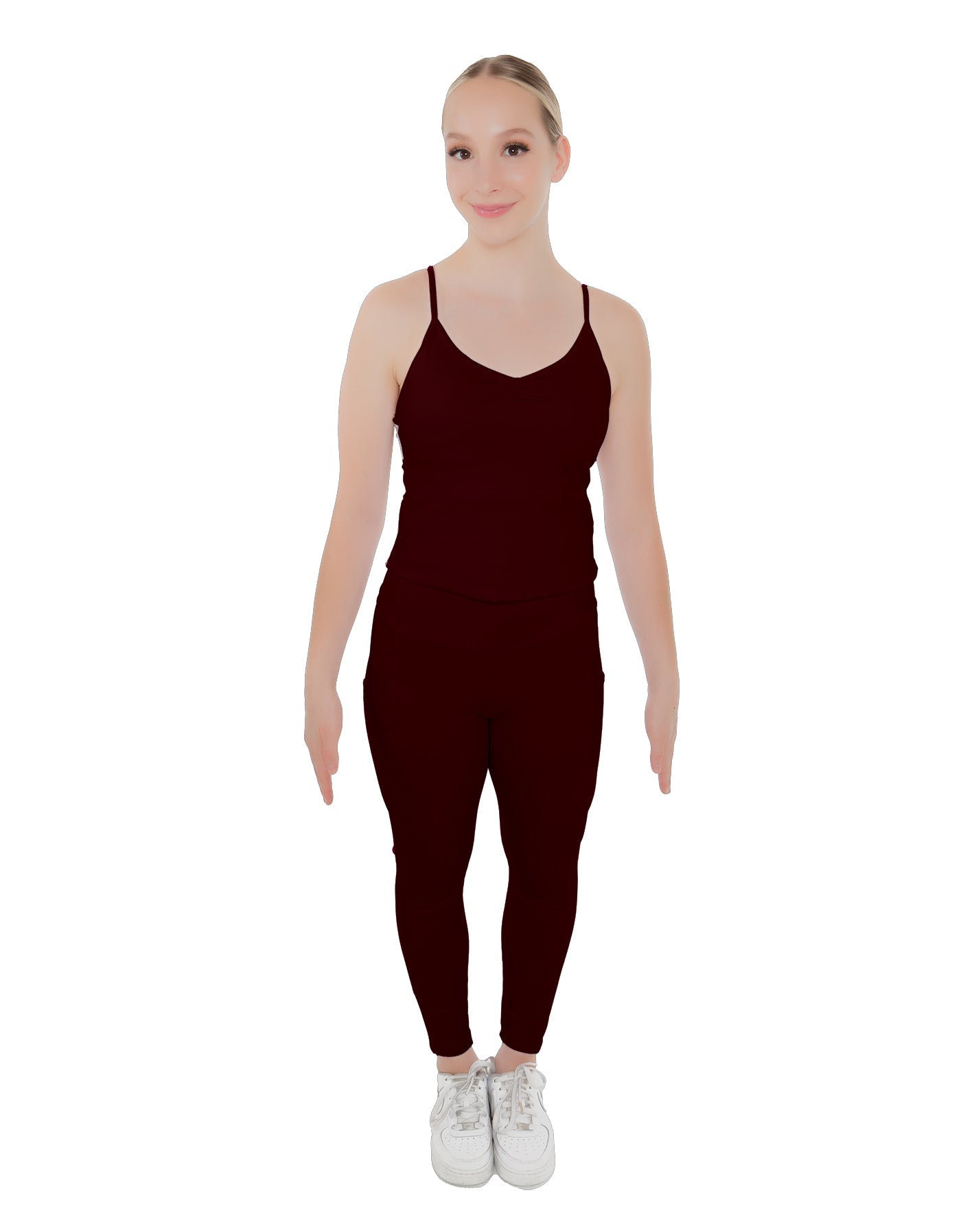 Solid Lycra Pocket Yoga Legging