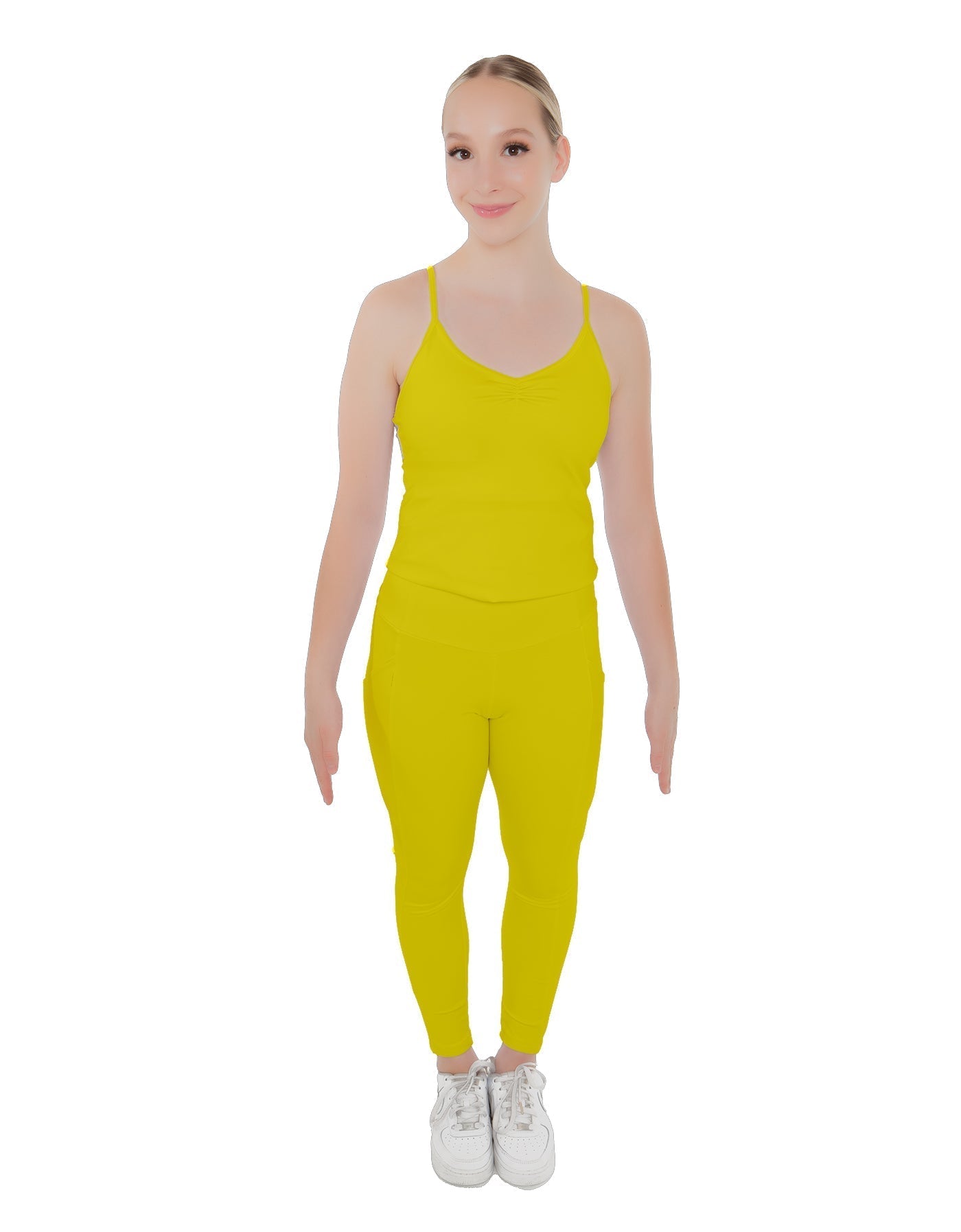 Solid Lycra Pocket Yoga Legging