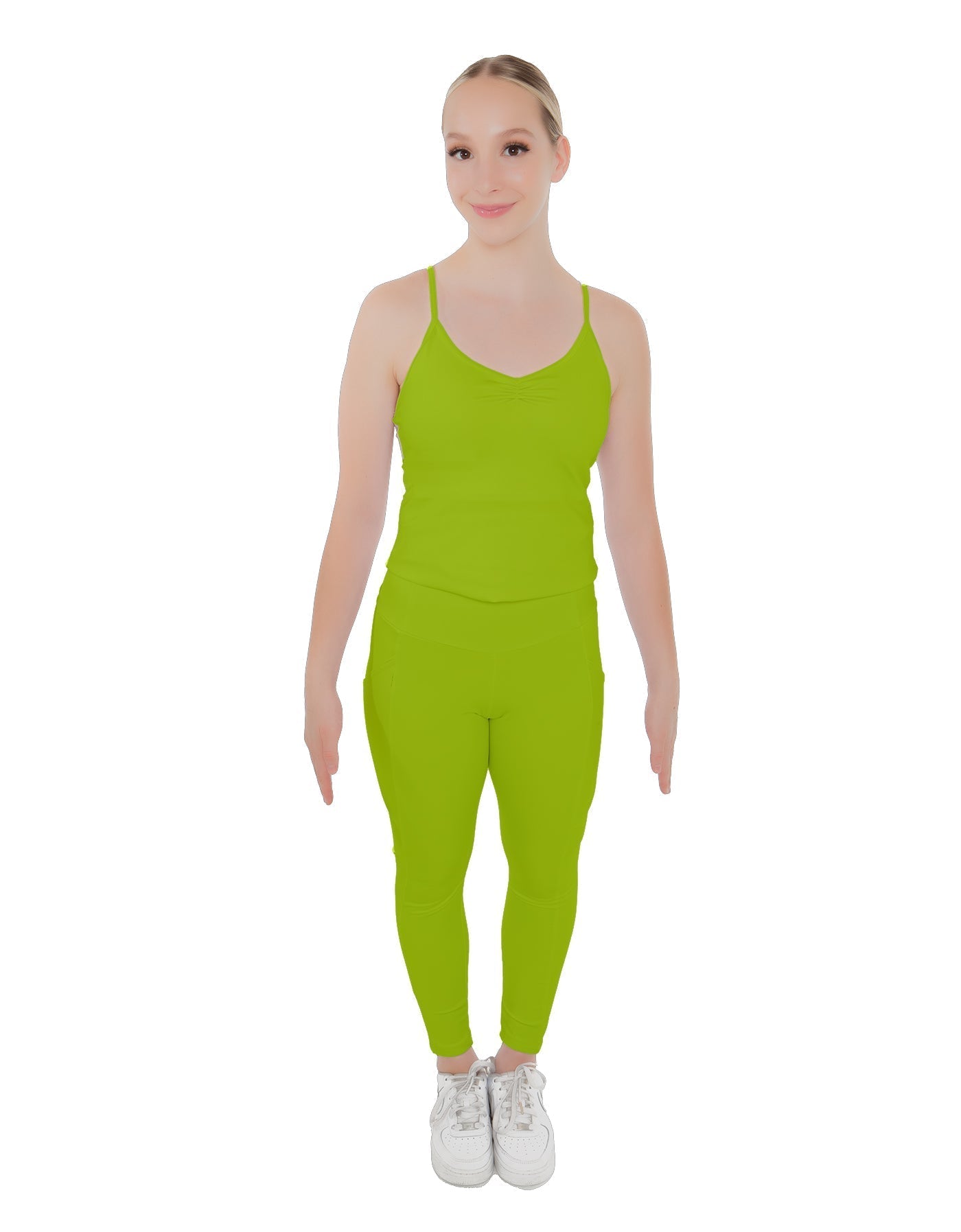 Solid Lycra Pocket Yoga Legging
