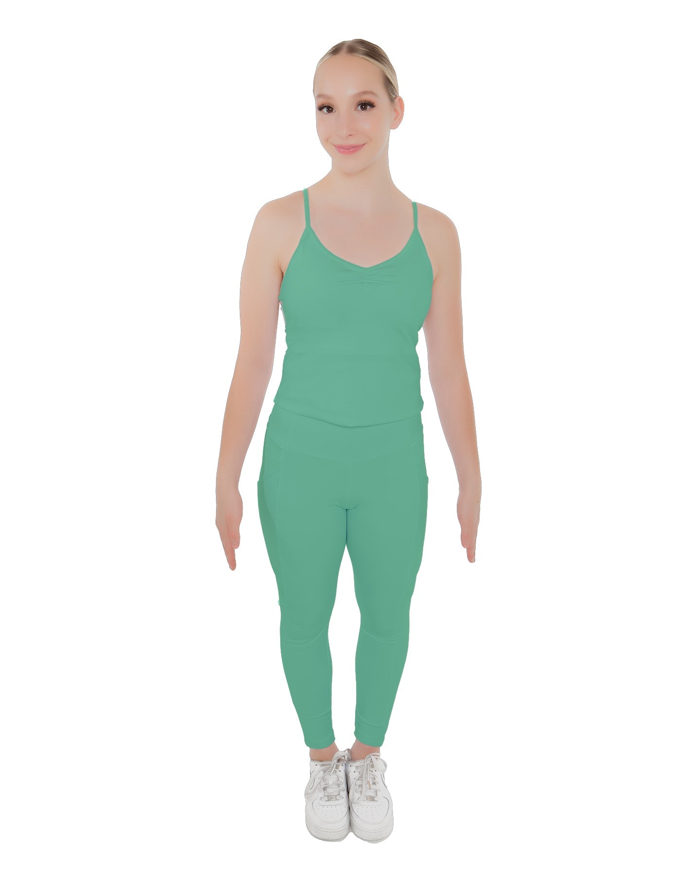 Solid Lycra Pocket Yoga Legging