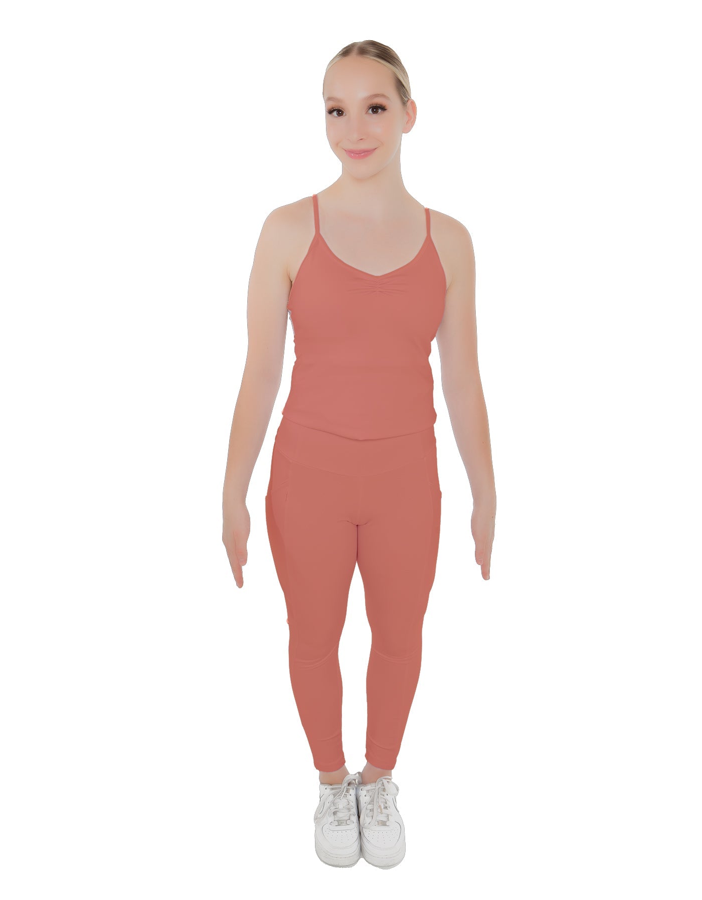 Solid Lycra Pocket Yoga Legging