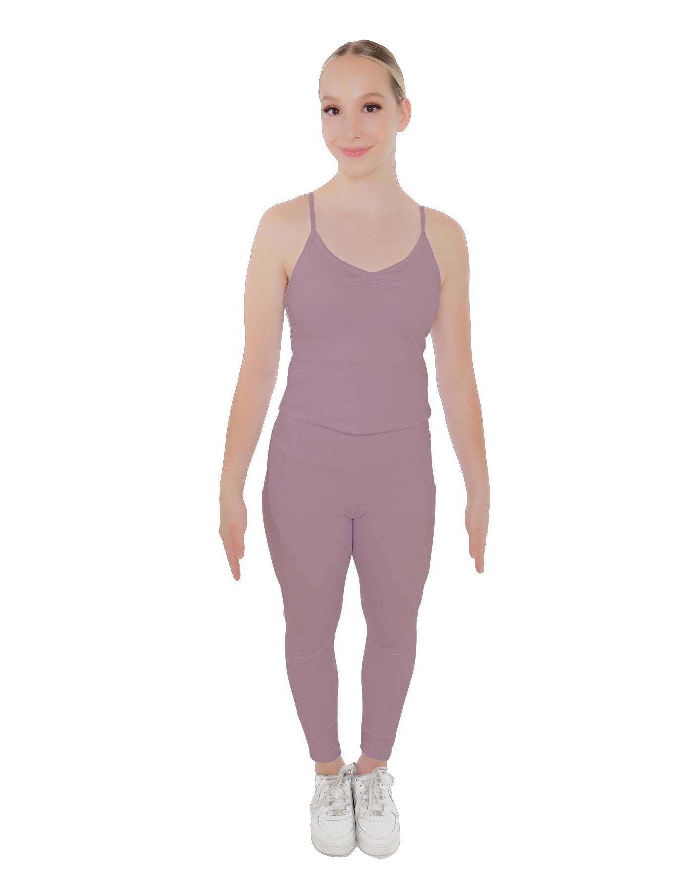 Solid Lycra Pocket Yoga Legging