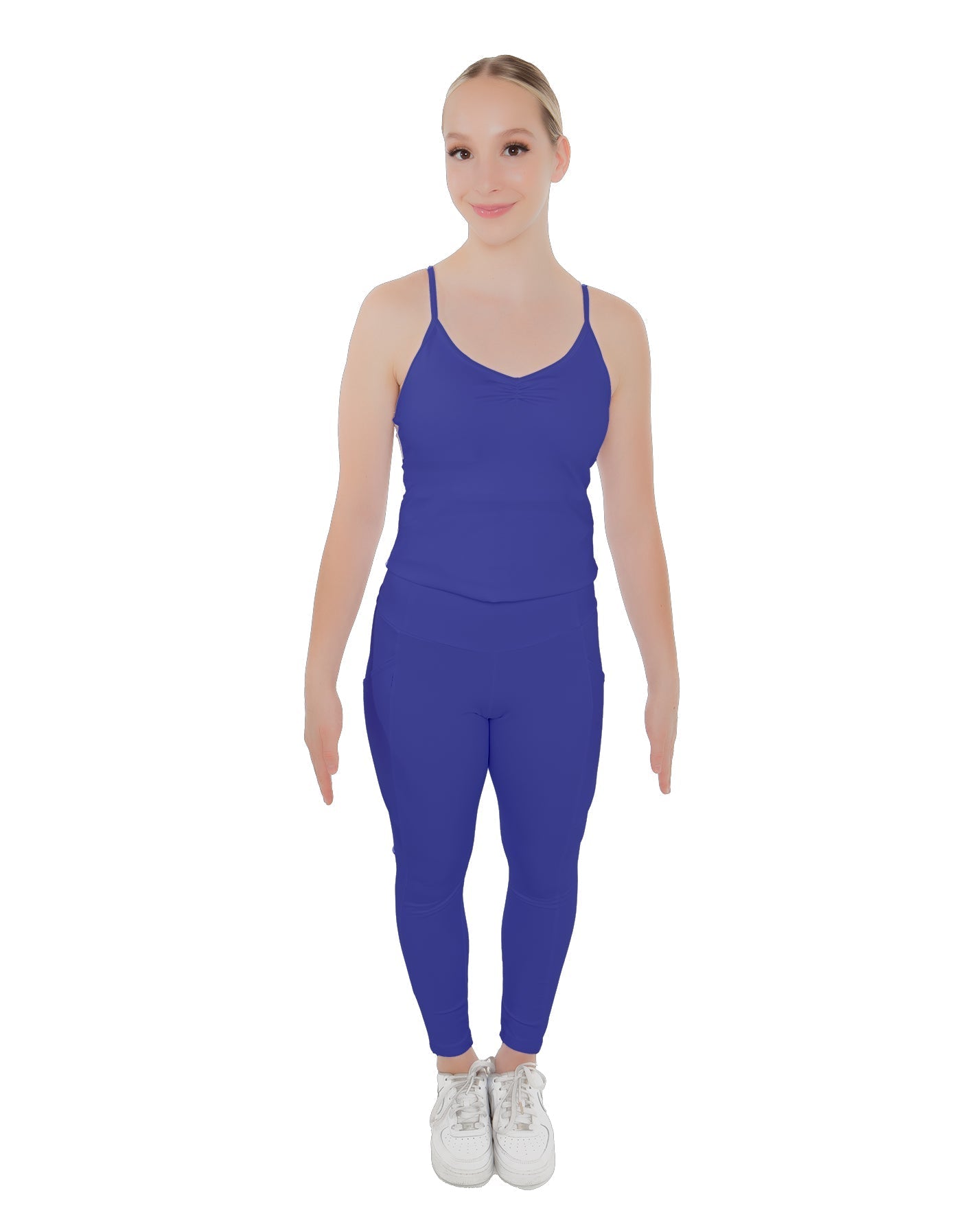 Solid Lycra Pocket Yoga Legging