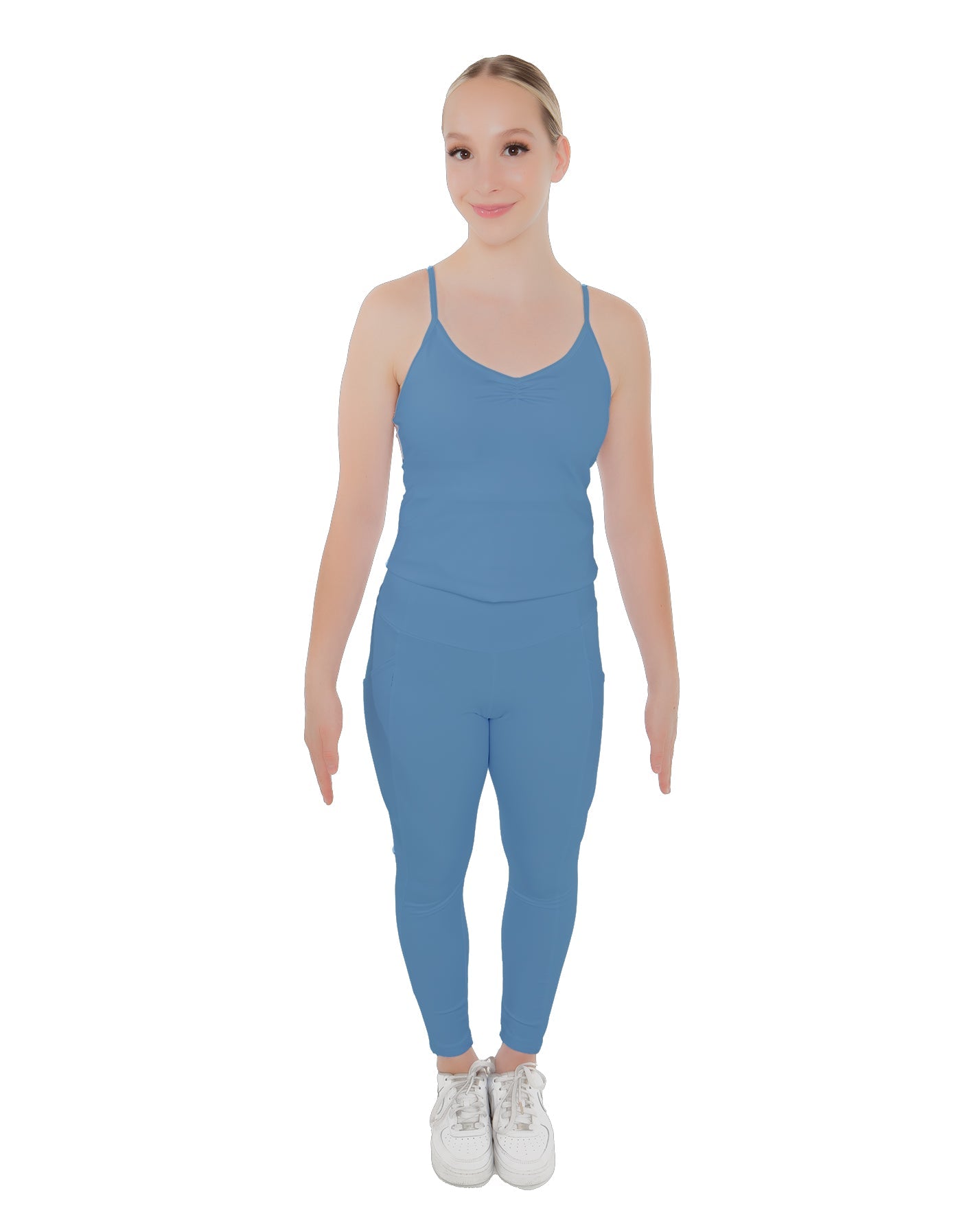 Solid Lycra Pocket Yoga Legging