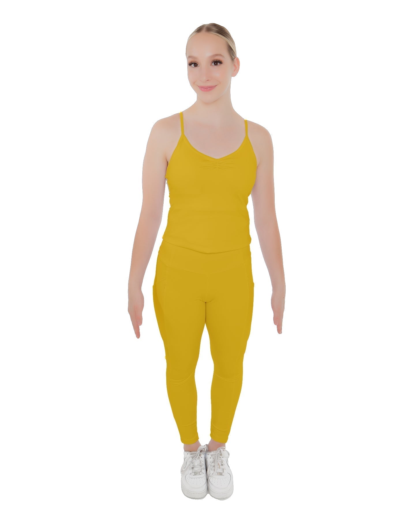 Solid Lycra Pocket Yoga Legging