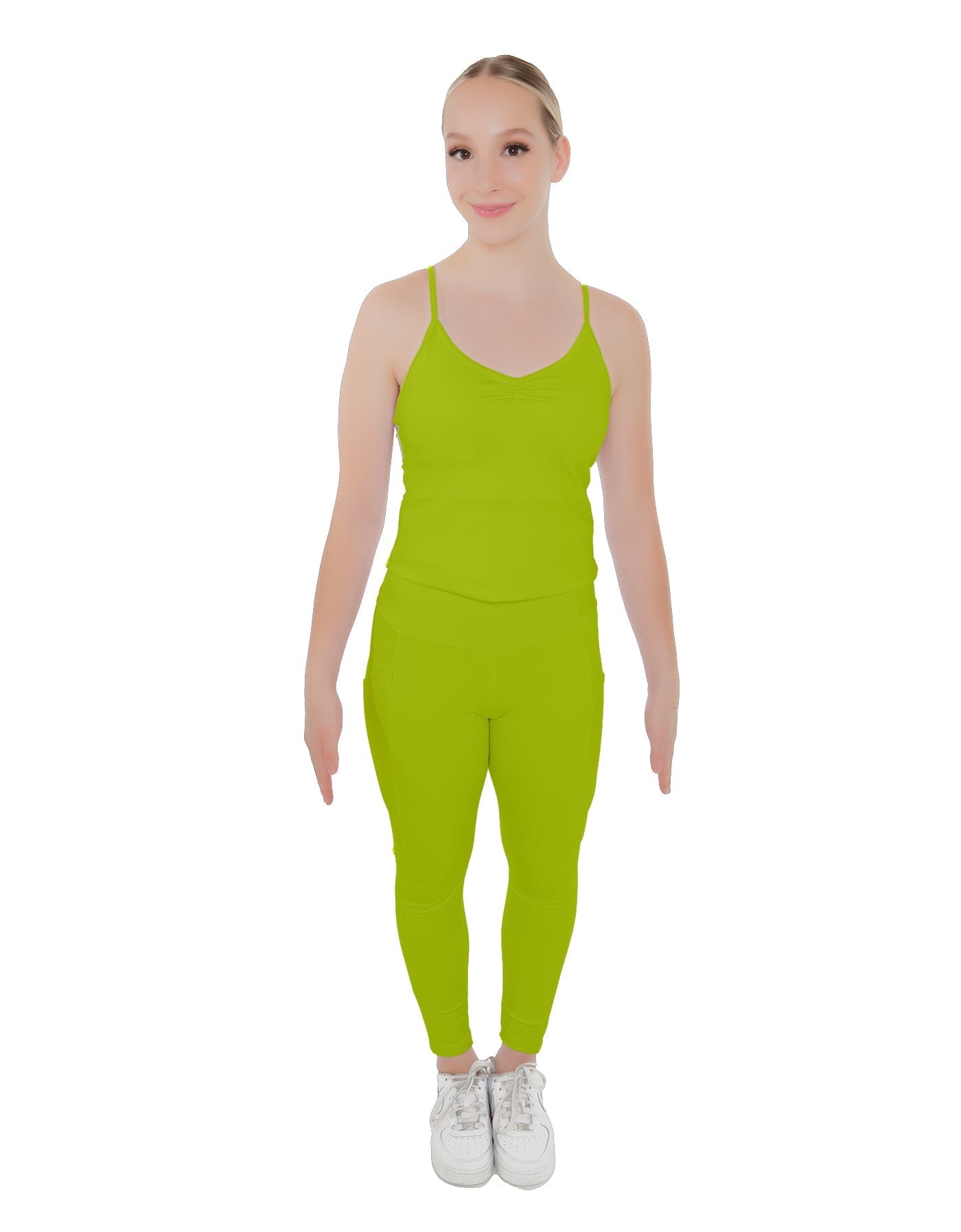 Solid Lycra Pocket Yoga Legging