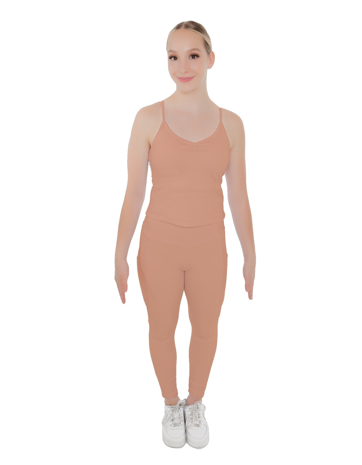 Solid Lycra Pocket Yoga Legging