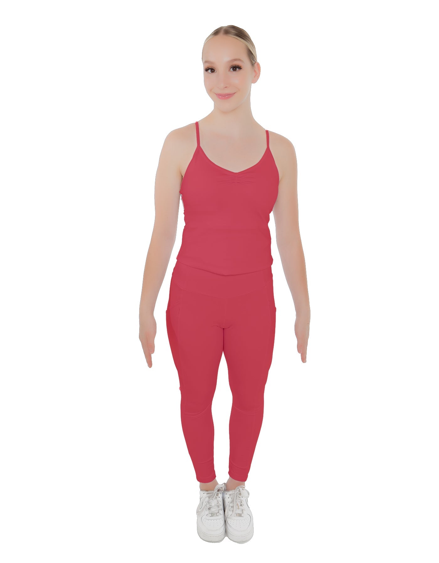 Solid Lycra Pocket Yoga Legging