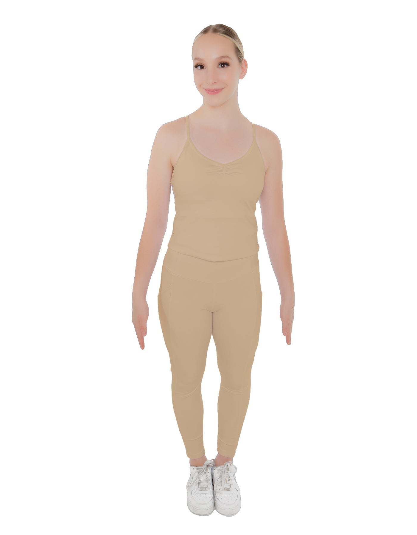 Solid Lycra Pocket Yoga Legging