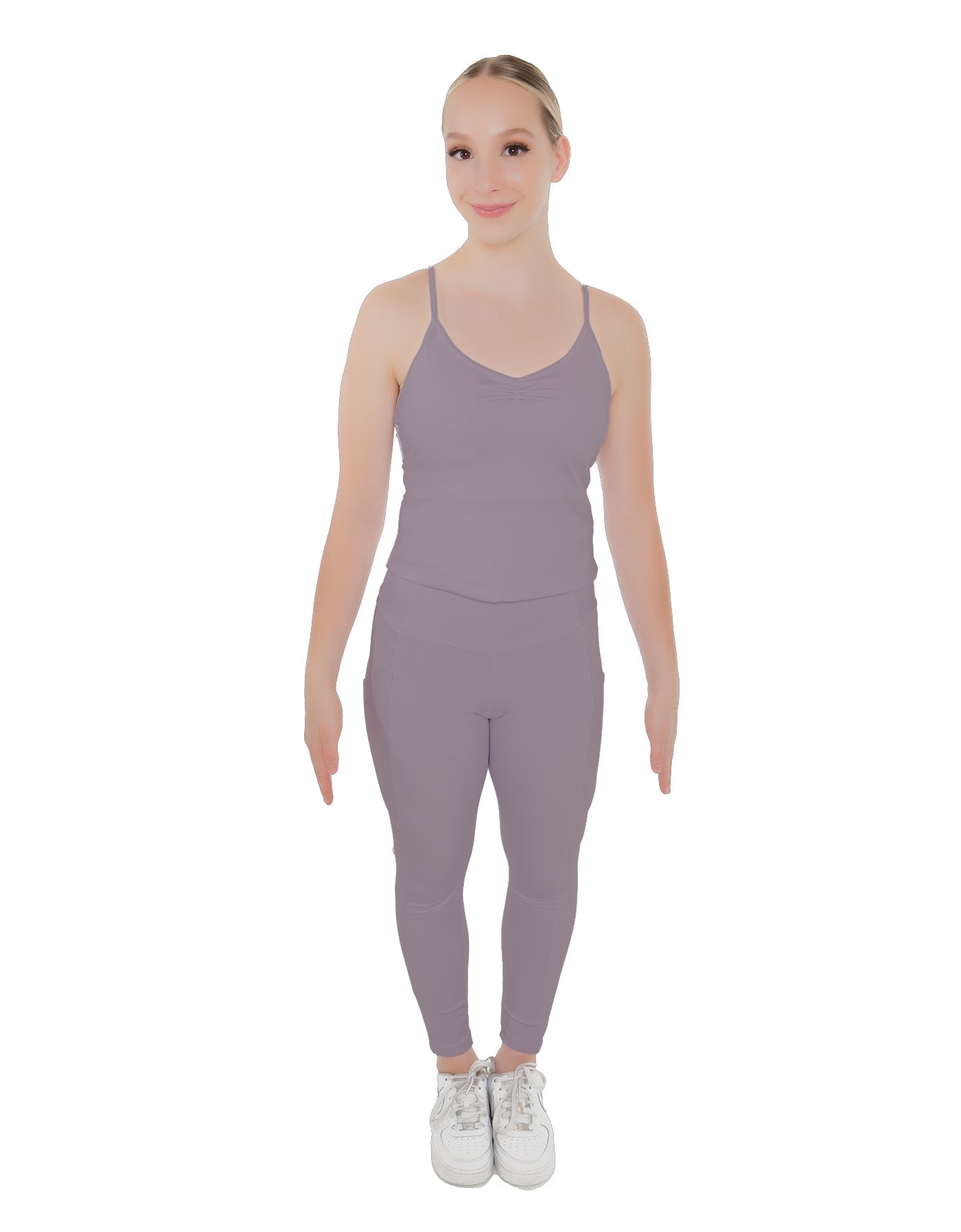 Solid Lycra Pocket Yoga Legging