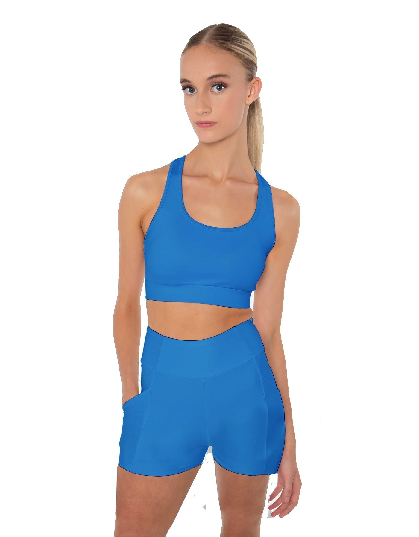 Solid Lycra Pocket Short