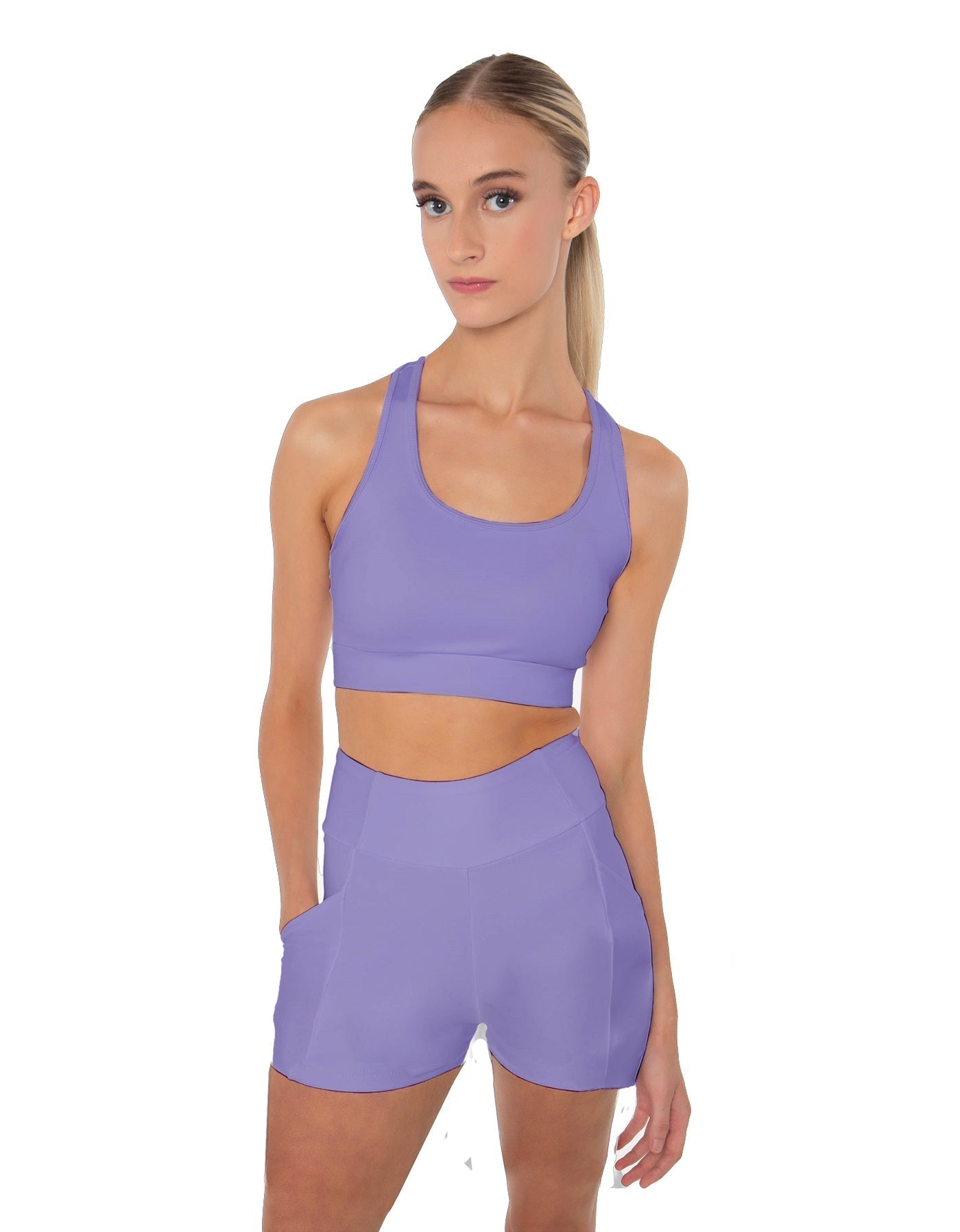 Solid Lycra Pocket Short