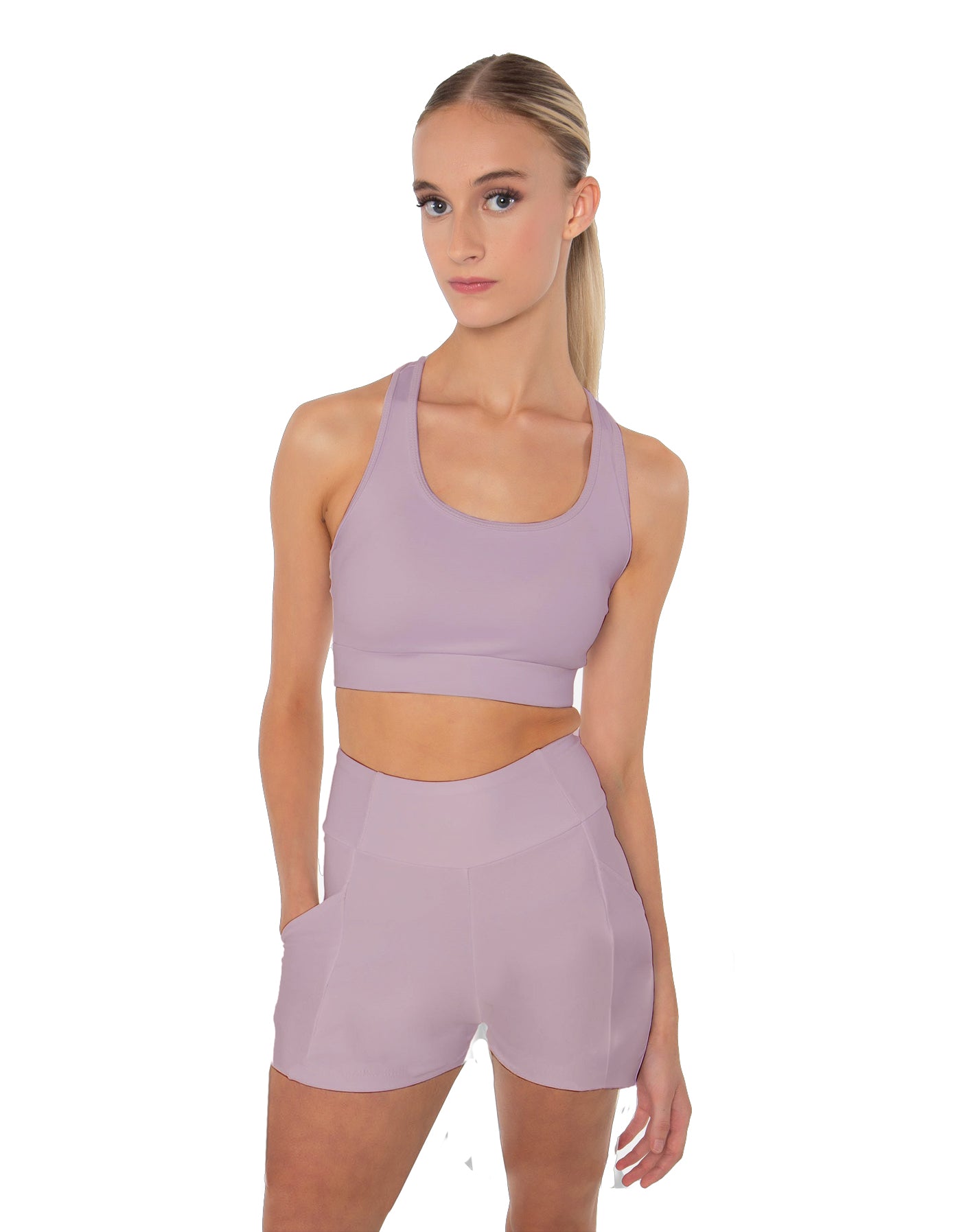 Solid Lycra Pocket Short