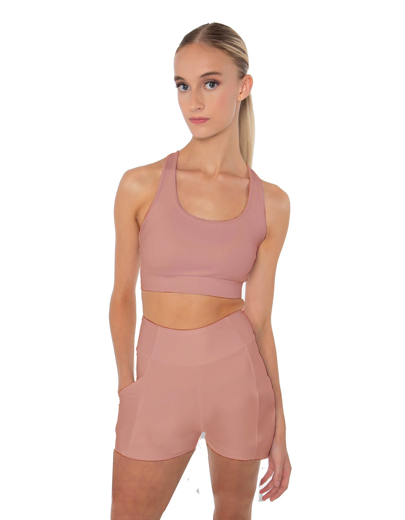 Solid Lycra Pocket Short