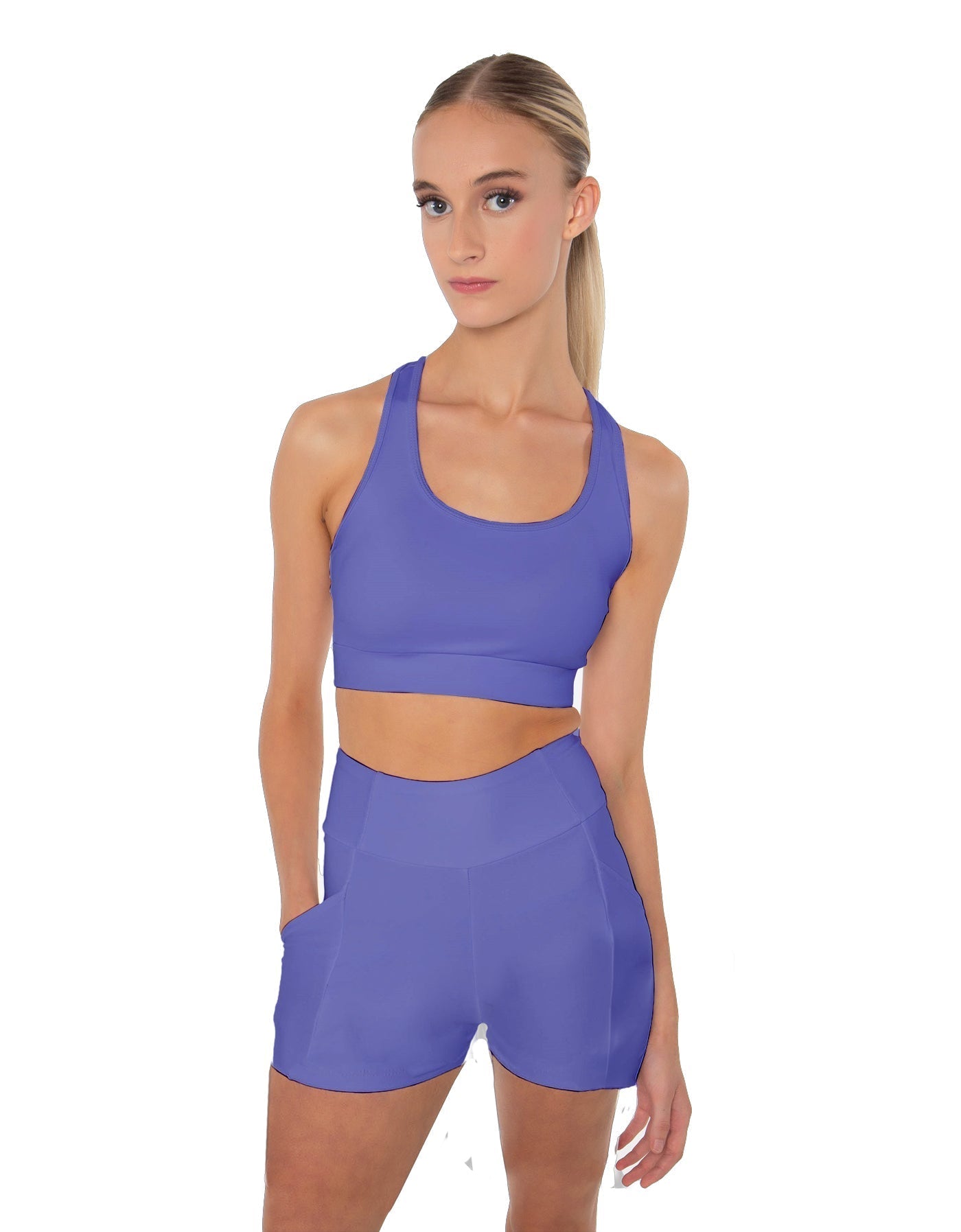 Solid Lycra Pocket Short
