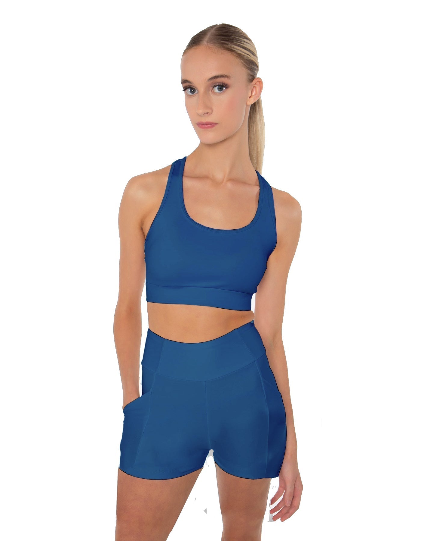 Solid Lycra Pocket Short