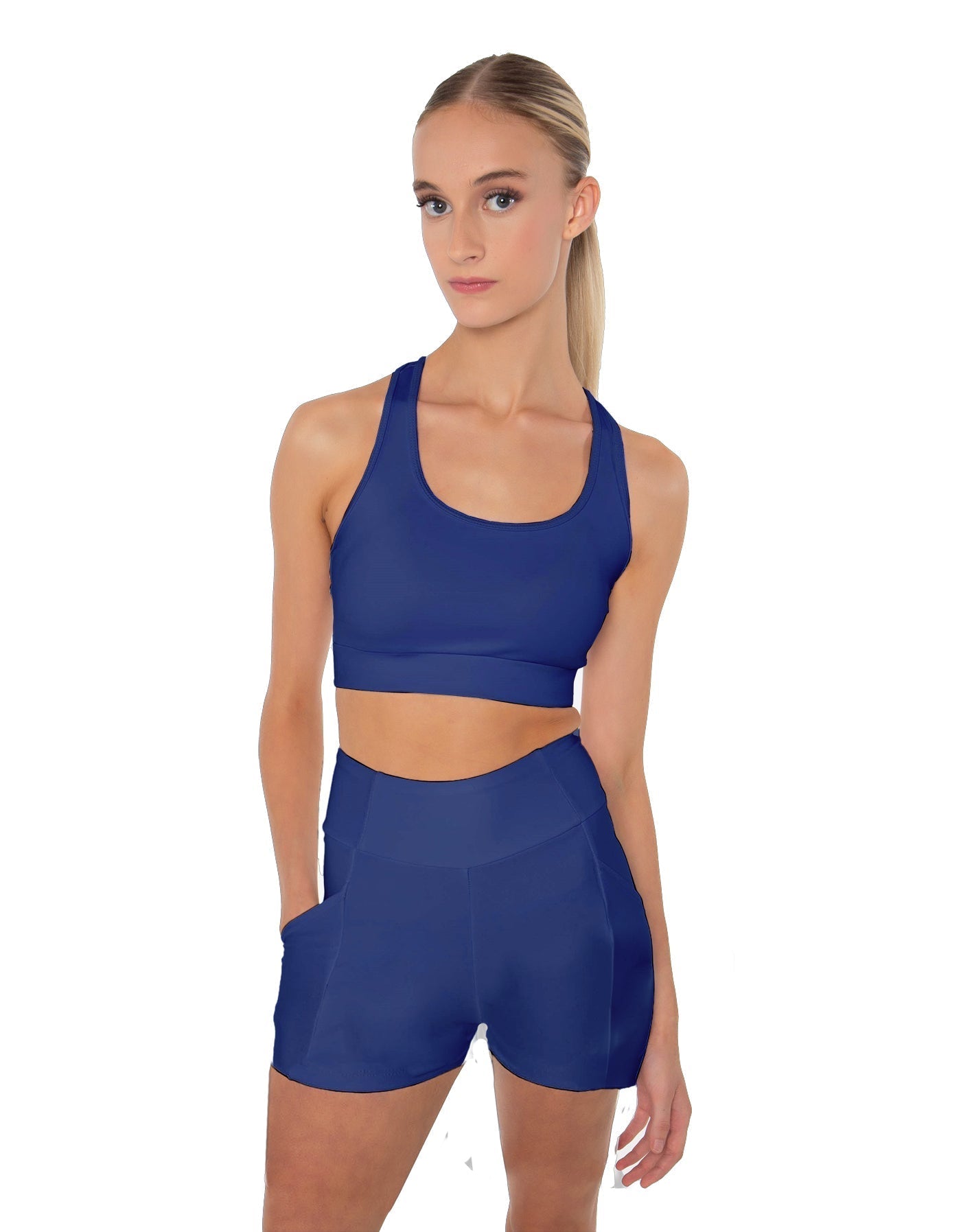 Solid Lycra Pocket Short