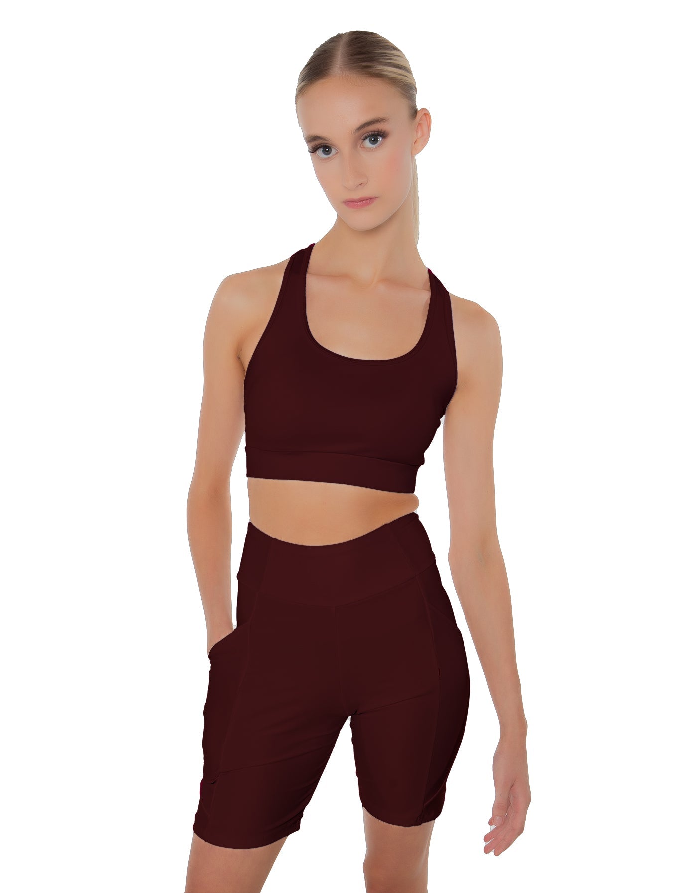 Solid Lycra Pocket Bike Short