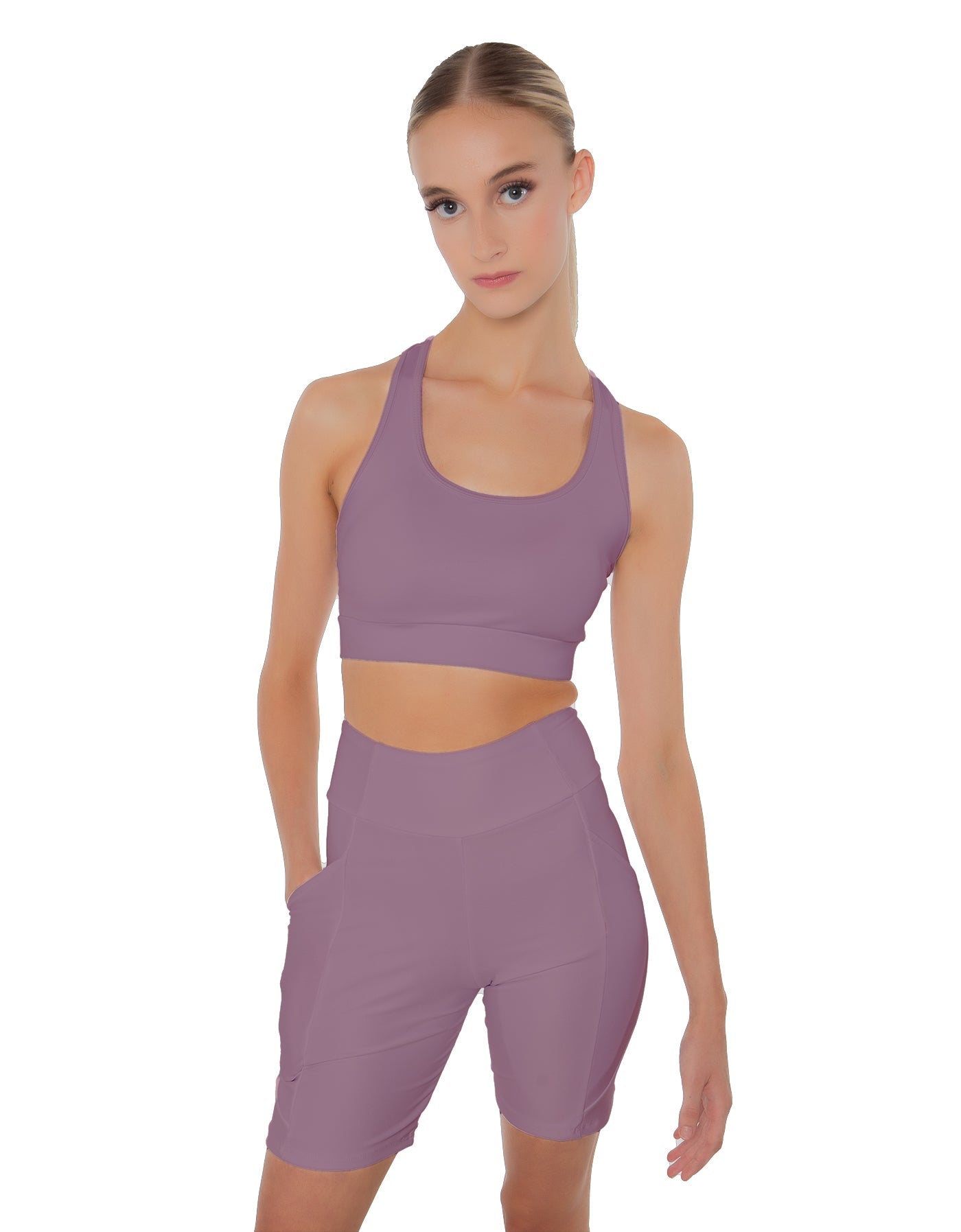 Solid Lycra Pocket Bike Short