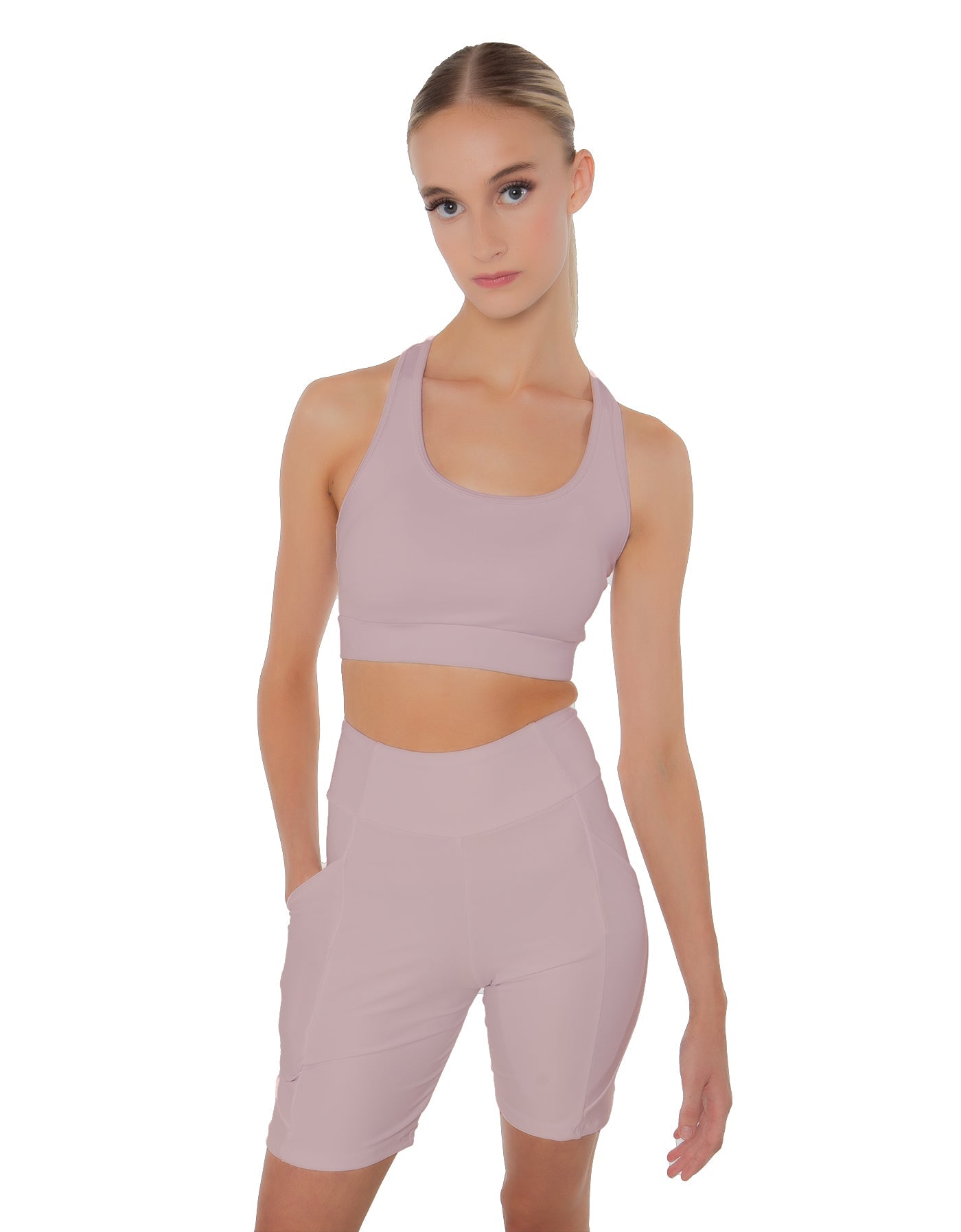 Solid Lycra Pocket Bike Short