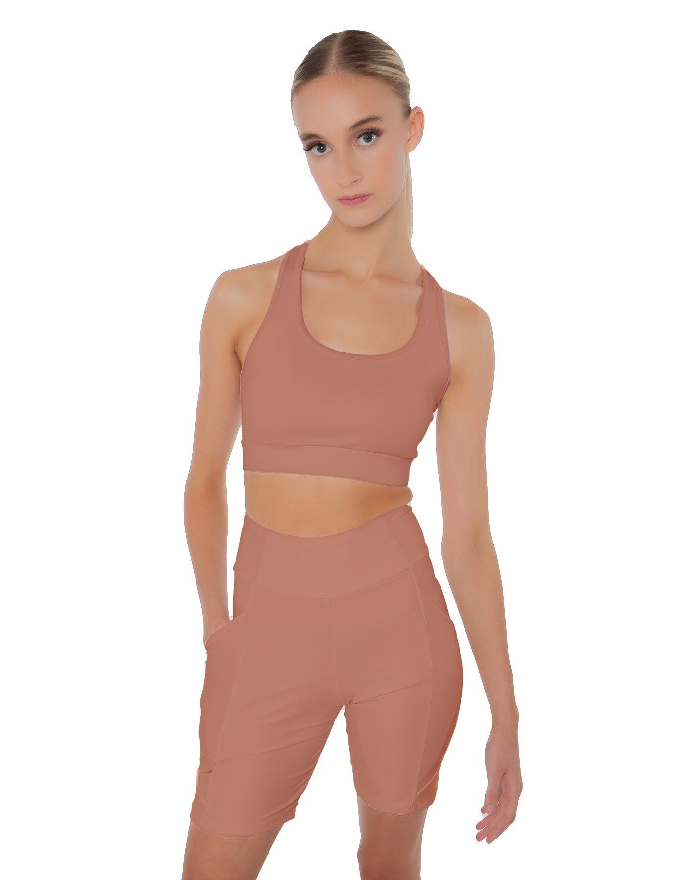 Solid Lycra Pocket Bike Short