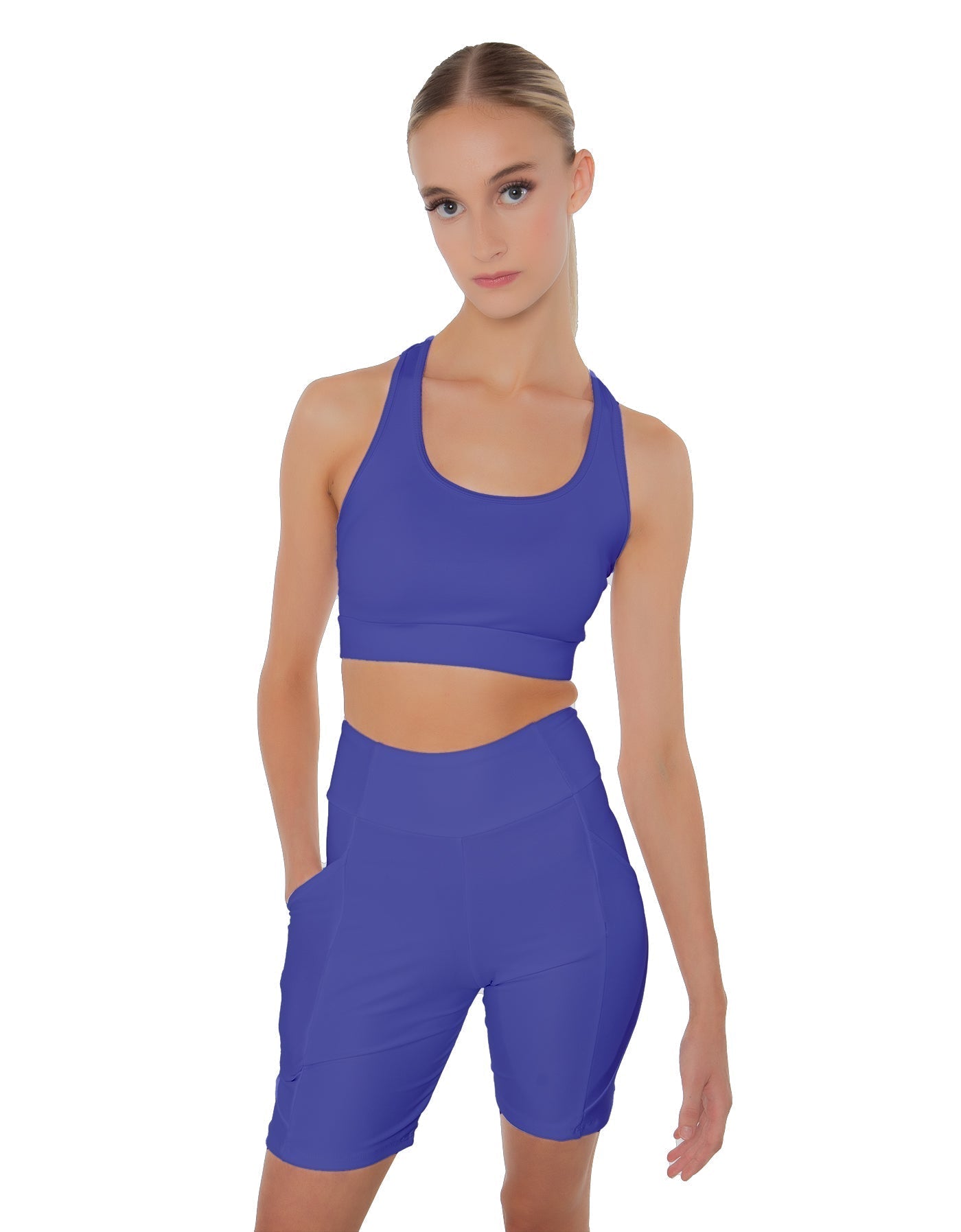 Solid Lycra Pocket Bike Short