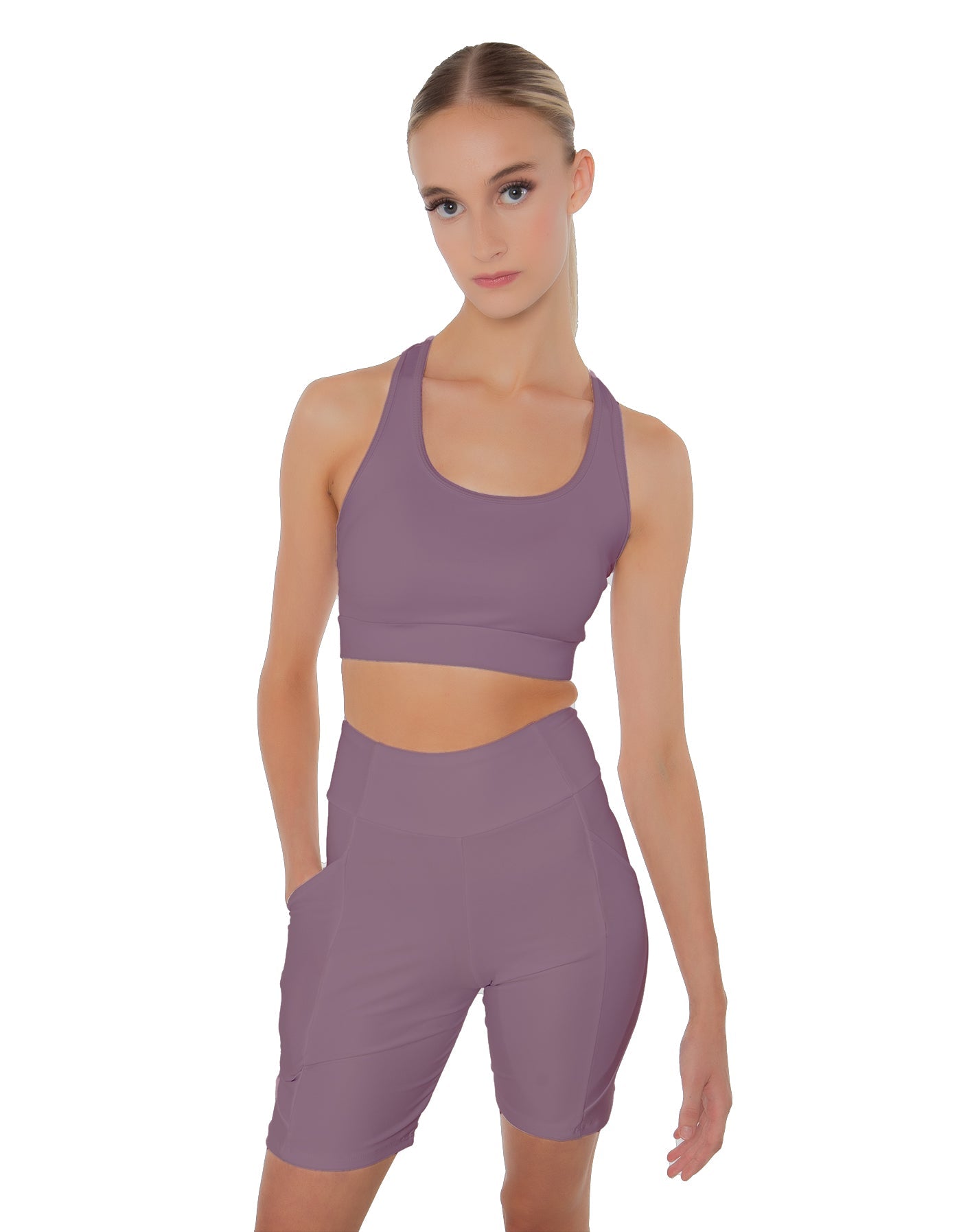 Solid Lycra Pocket Bike Short