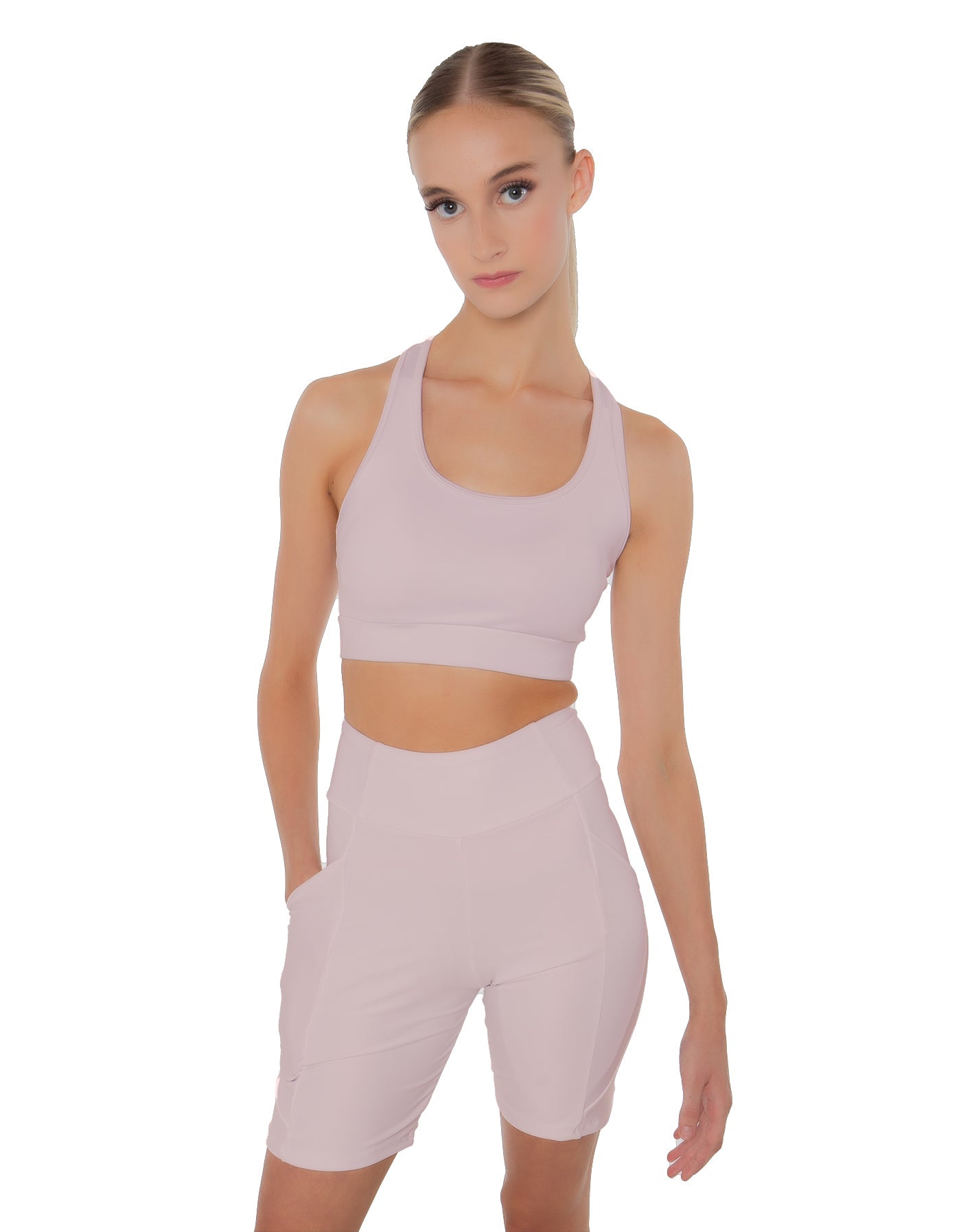 Solid Lycra Pocket Bike Short