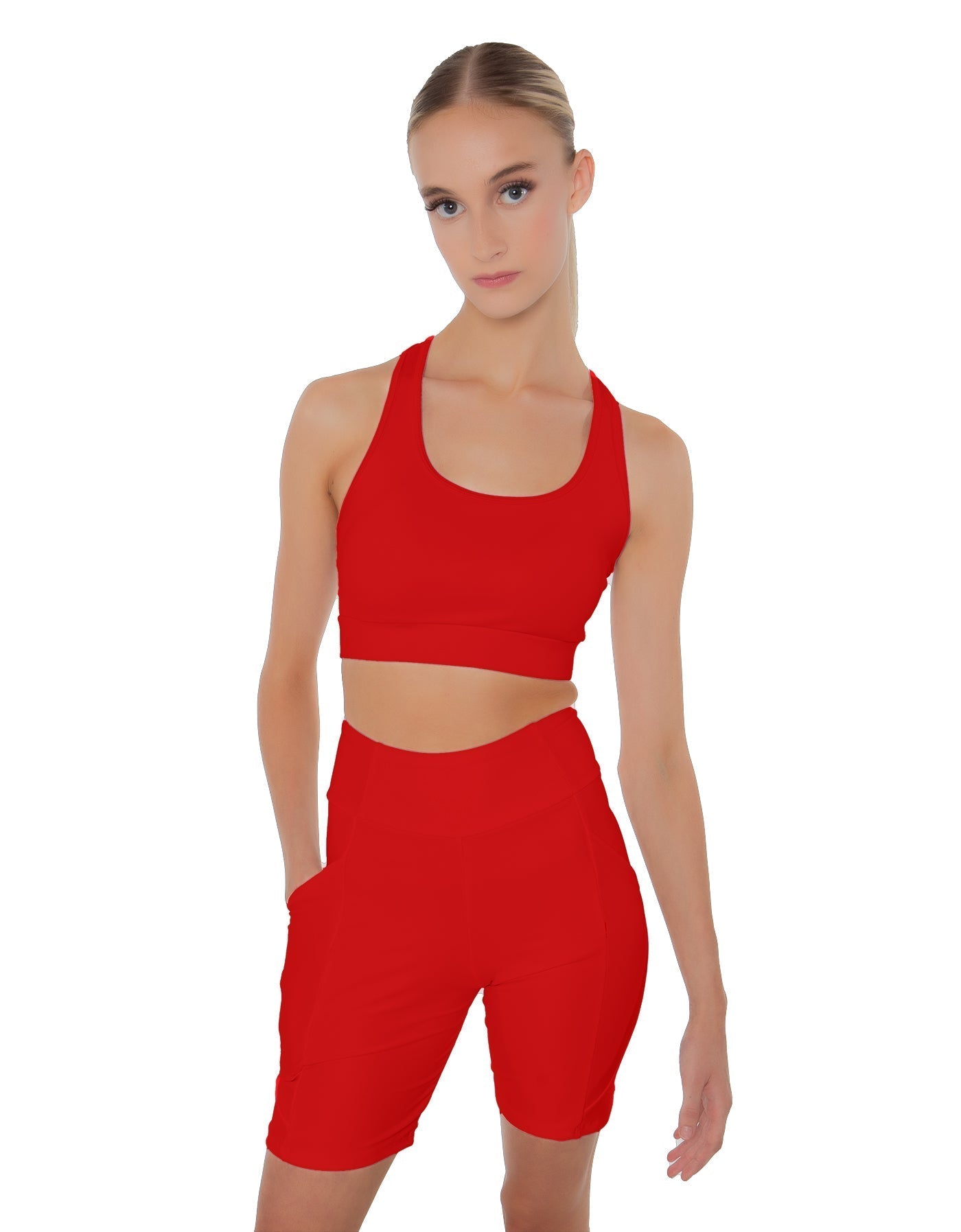 Solid Lycra Pocket Bike Short