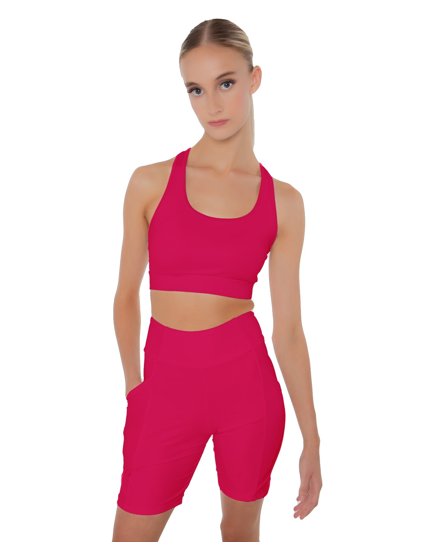 Solid Lycra Pocket Bike Short